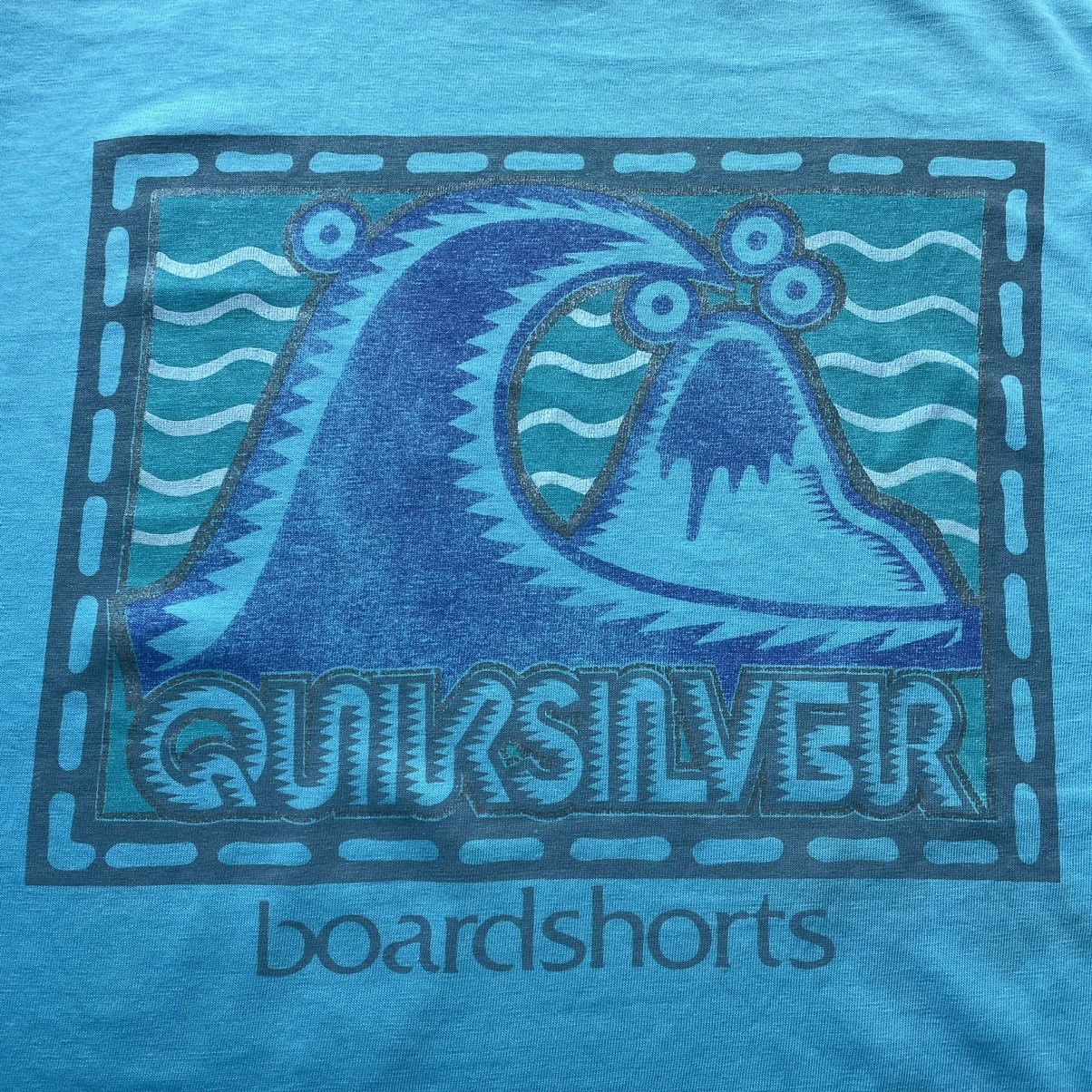 Quiksilver 90s Quiksilver surf wear skater tee Y2K billabong rip curl Size US L / EU 52-54 / 3 - 2 Thumbnail