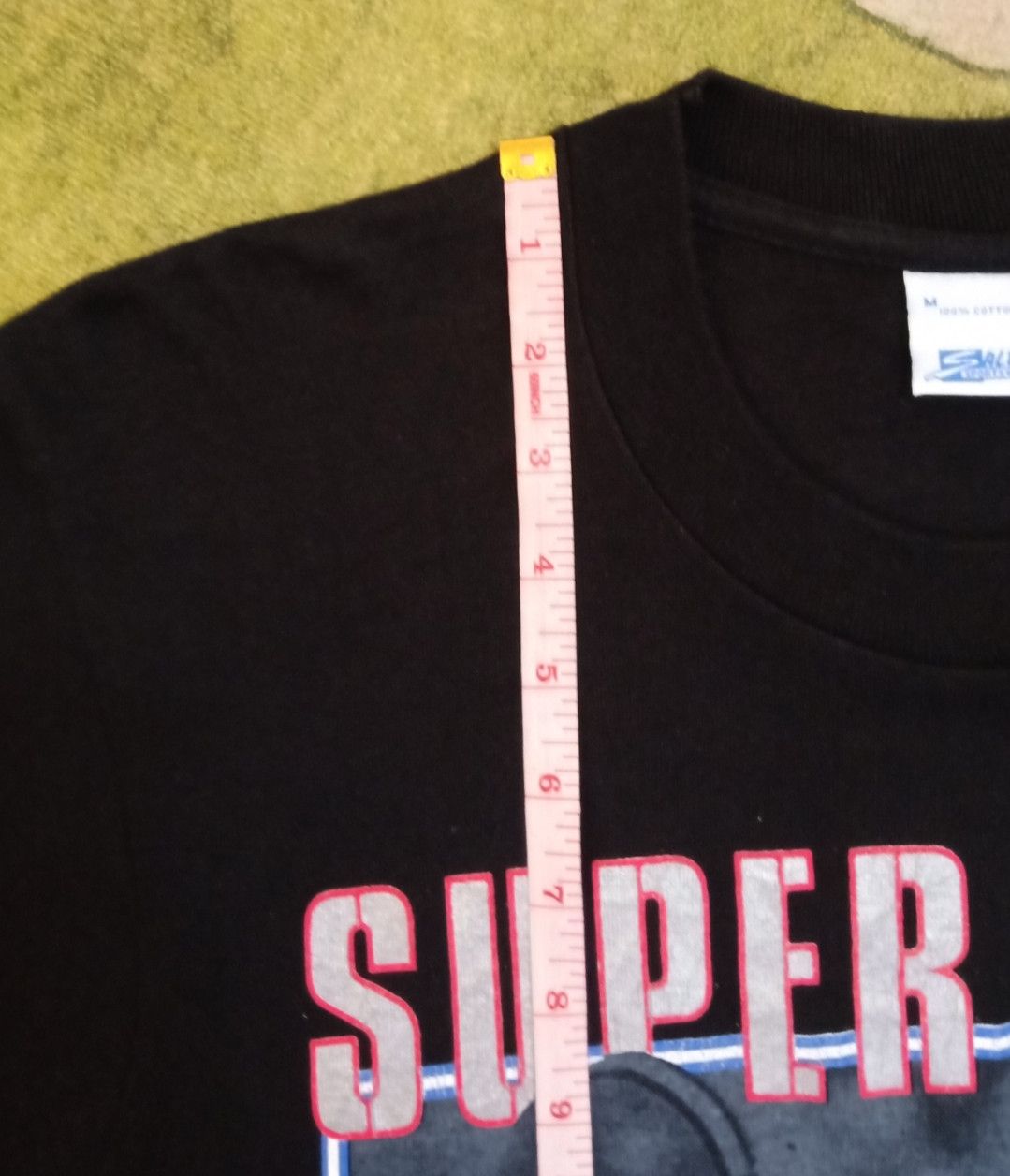 NFL × Salem Sportswear × Vintage Vintage 90s NFL Super Bowl Silver Anniversary T-shirt Size US M / EU 48-50 / 2 - 13 Thumbnail