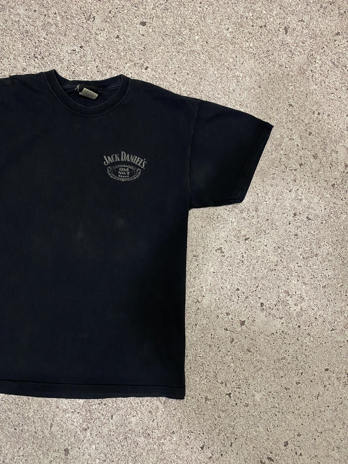 Vintage 2008 Jack Daniels Billards Double Sided Graphic T-Shirt Y2K Size US XL / EU 56 / 4 - 6 Thumbnail