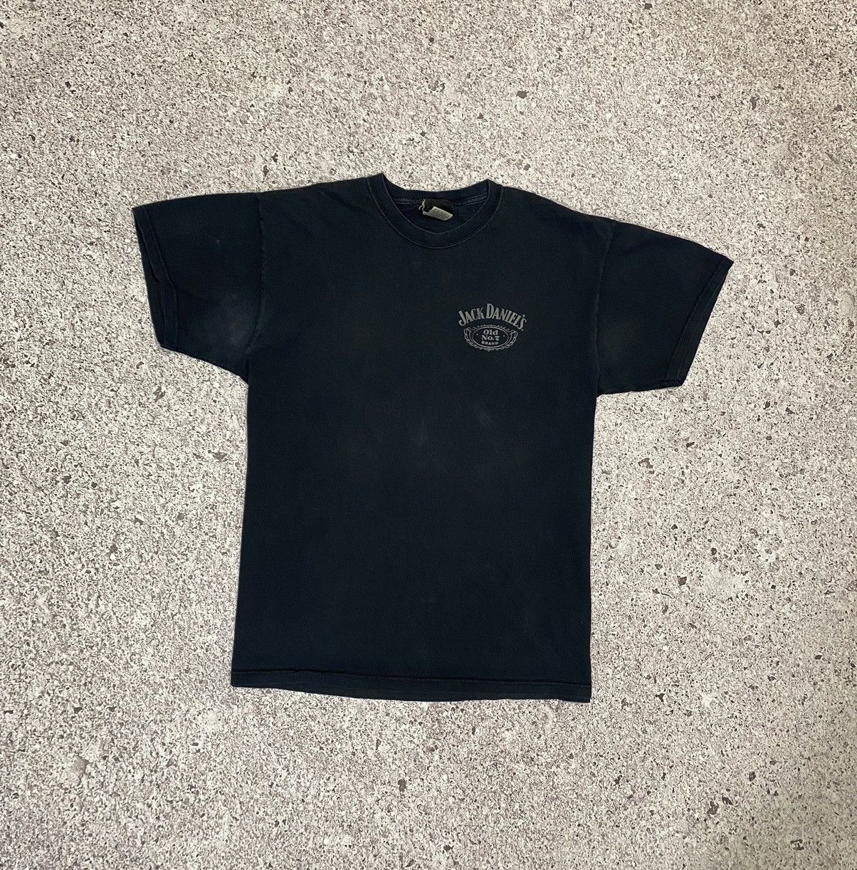 Vintage 2008 Jack Daniels Billards Double Sided Graphic T-Shirt Y2K Size US XL / EU 56 / 4 - 1 Thumbnail