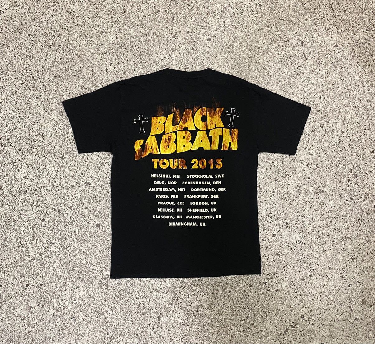 Band Tees × Black Sabbath × Vintage Rare Vintage Black Sabbath licensed rock t-shirt 2013 tour Size US L / EU 52-54 / 3 - 4 Thumbnail