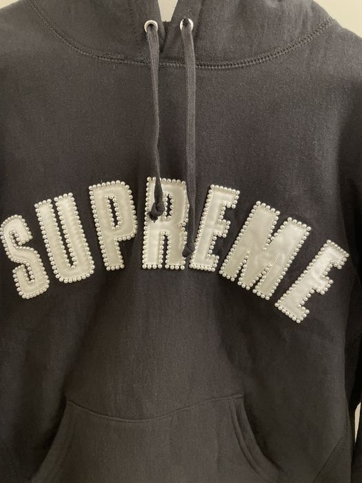 Supreme Supreme Pearl Logo Hooded Sweatshirt | Grailed