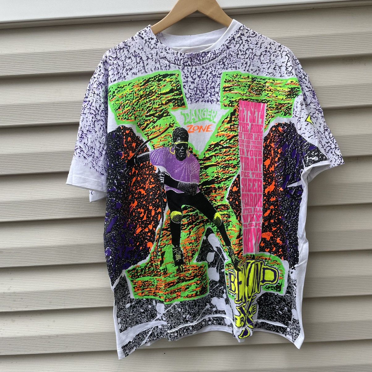 90'S Anvil Back Print Advertising T-Shirt Made in USA Men's XL Vintage /eaa442975