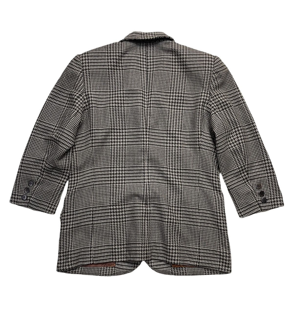 Celine Vintage Celine Wool Tartan Jacket Size M / US 6-8 / IT 42-44 - 4 Thumbnail