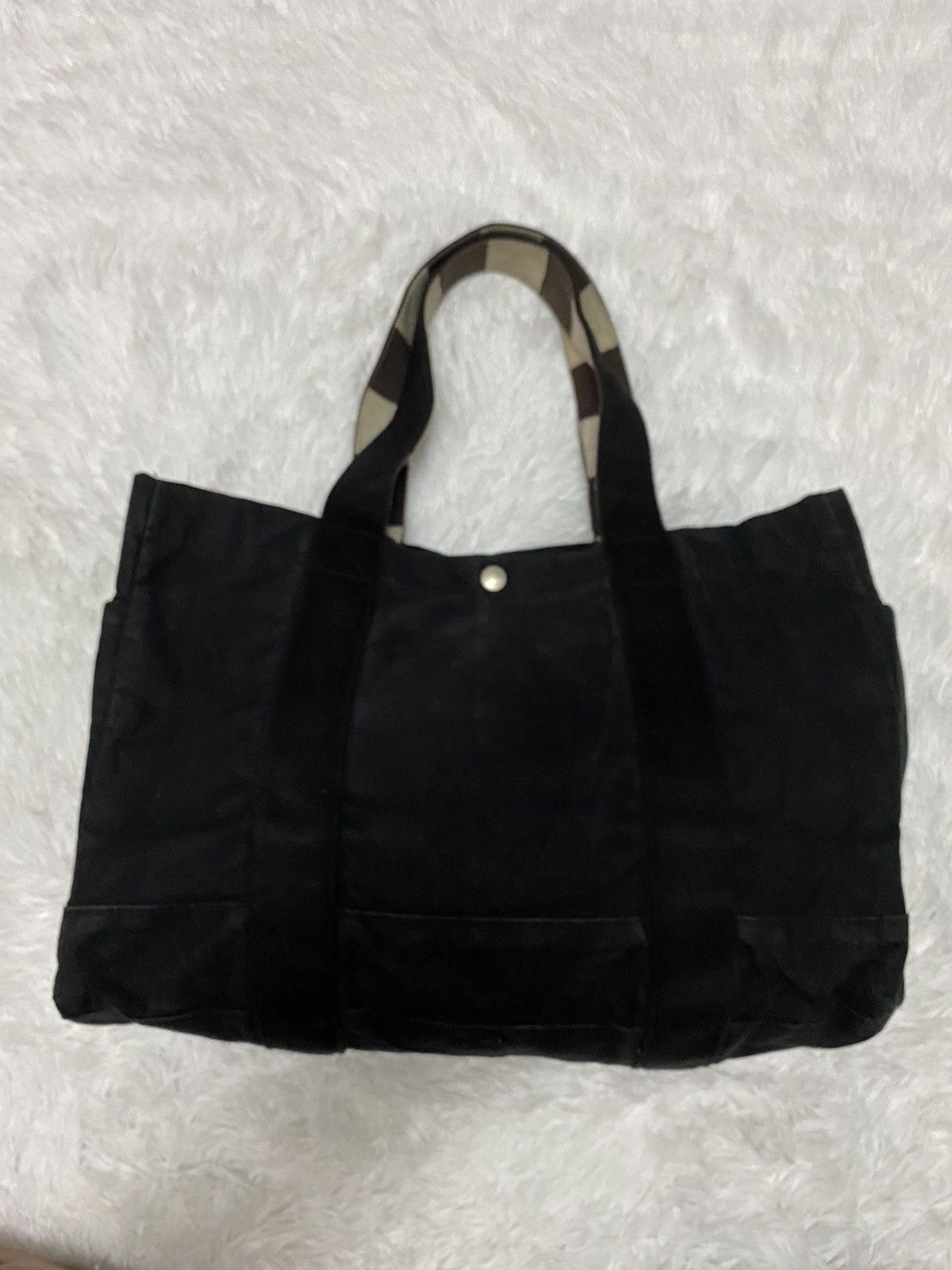 Japanese Brand × Porter Classic Porter Black Cotton Tote Bag Size ONE SIZE - 3 Thumbnail