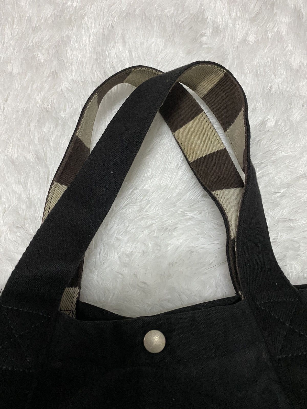 Japanese Brand × Porter Classic Porter Black Cotton Tote Bag Size ONE SIZE - 5 Thumbnail