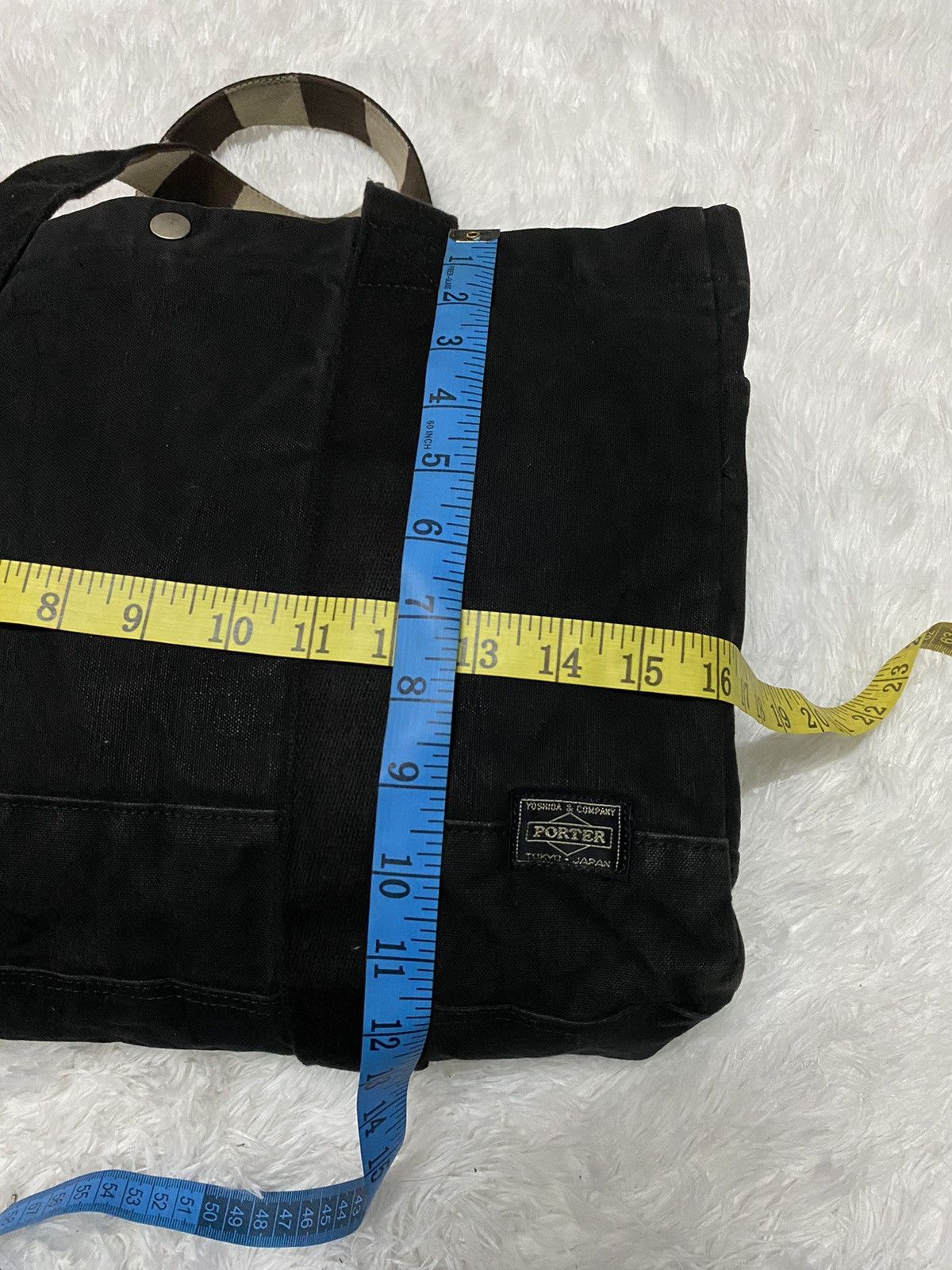 Japanese Brand × Porter Classic Porter Black Cotton Tote Bag Size ONE SIZE - 12 Thumbnail