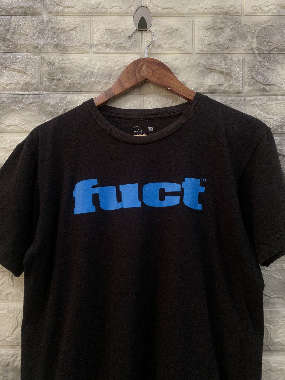 image of Fuct Big Logo Black Tee, Men's (Size Medium)
