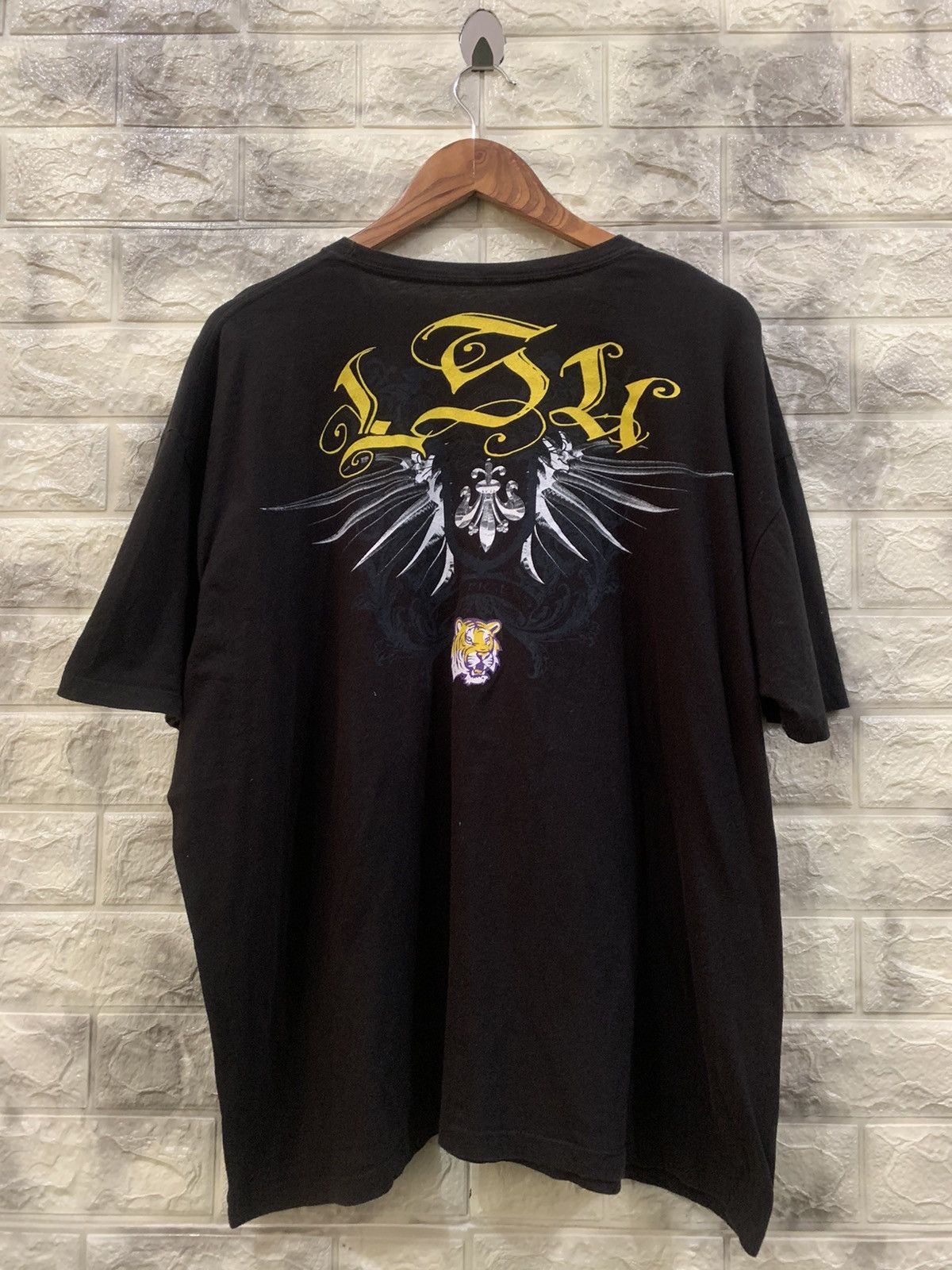 image of Vintage Lsu Tiger Black Shirt, Men's (Size XL)