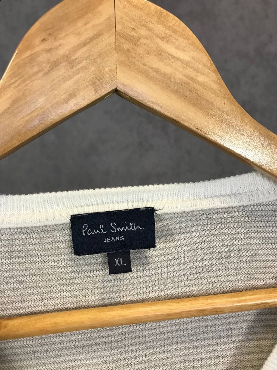 Paul Smith Paul Smith designer striped v neck sweater Size US XL / EU 56 / 4 - 3 Thumbnail