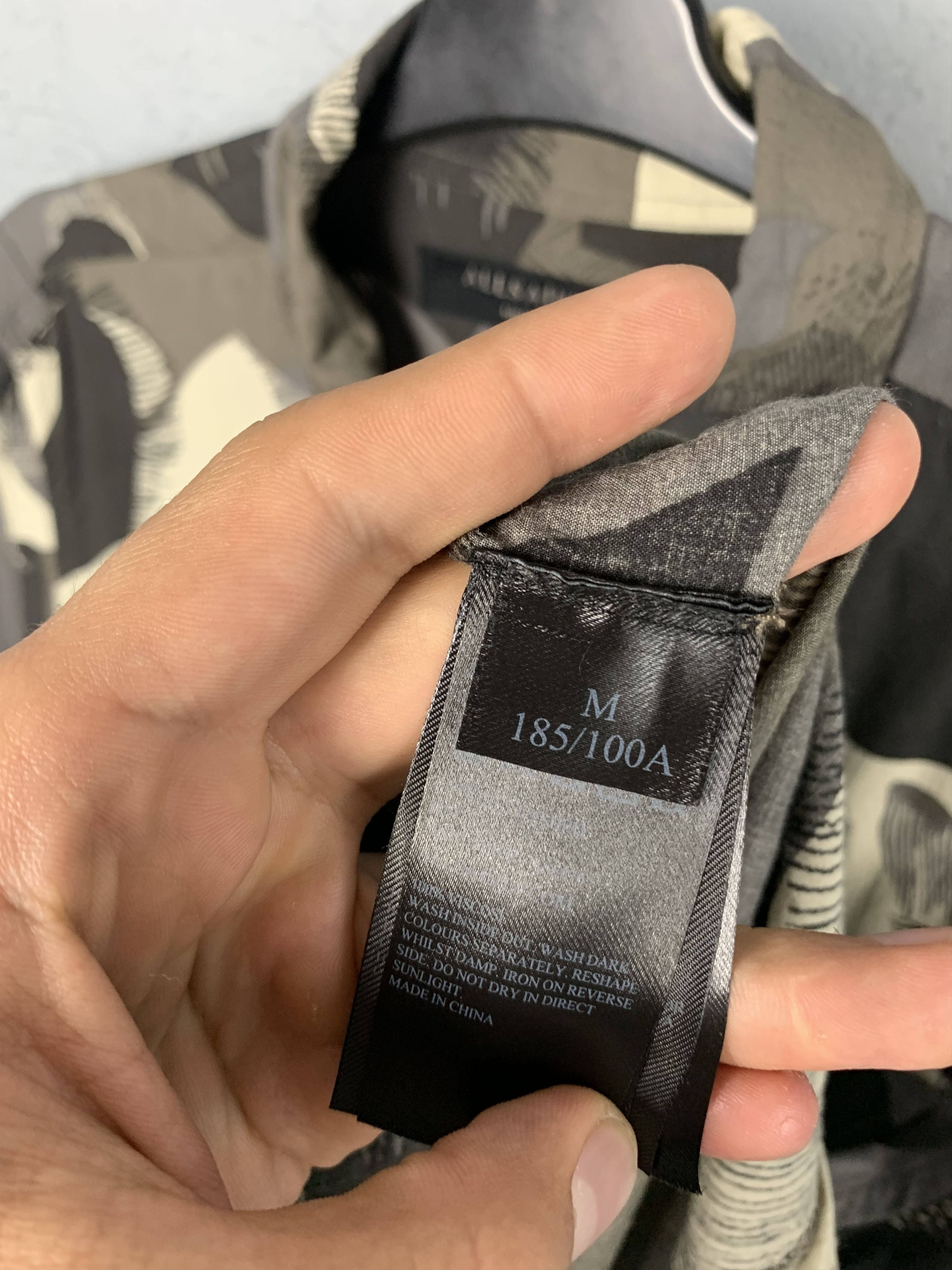 Allsaints Allsaints Mens Fatigues Camo Print Long Sleeve Shirt Size US M / EU 48-50 / 2 - 4 Thumbnail