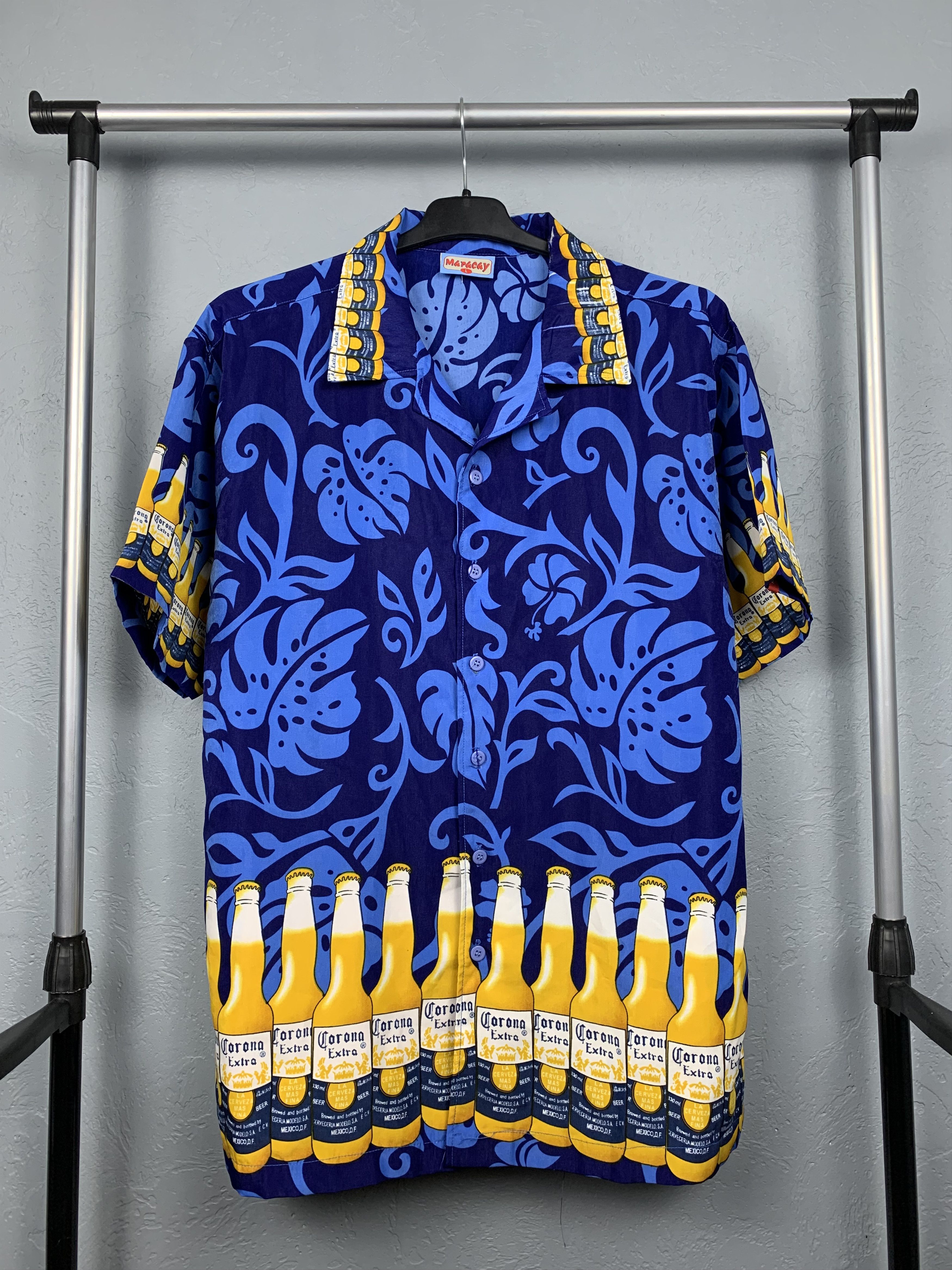 Other Hawaiian Vintage Shirt Corona Beer Printed Size US L / EU 52-54 / 3 - 1 Thumbnail
