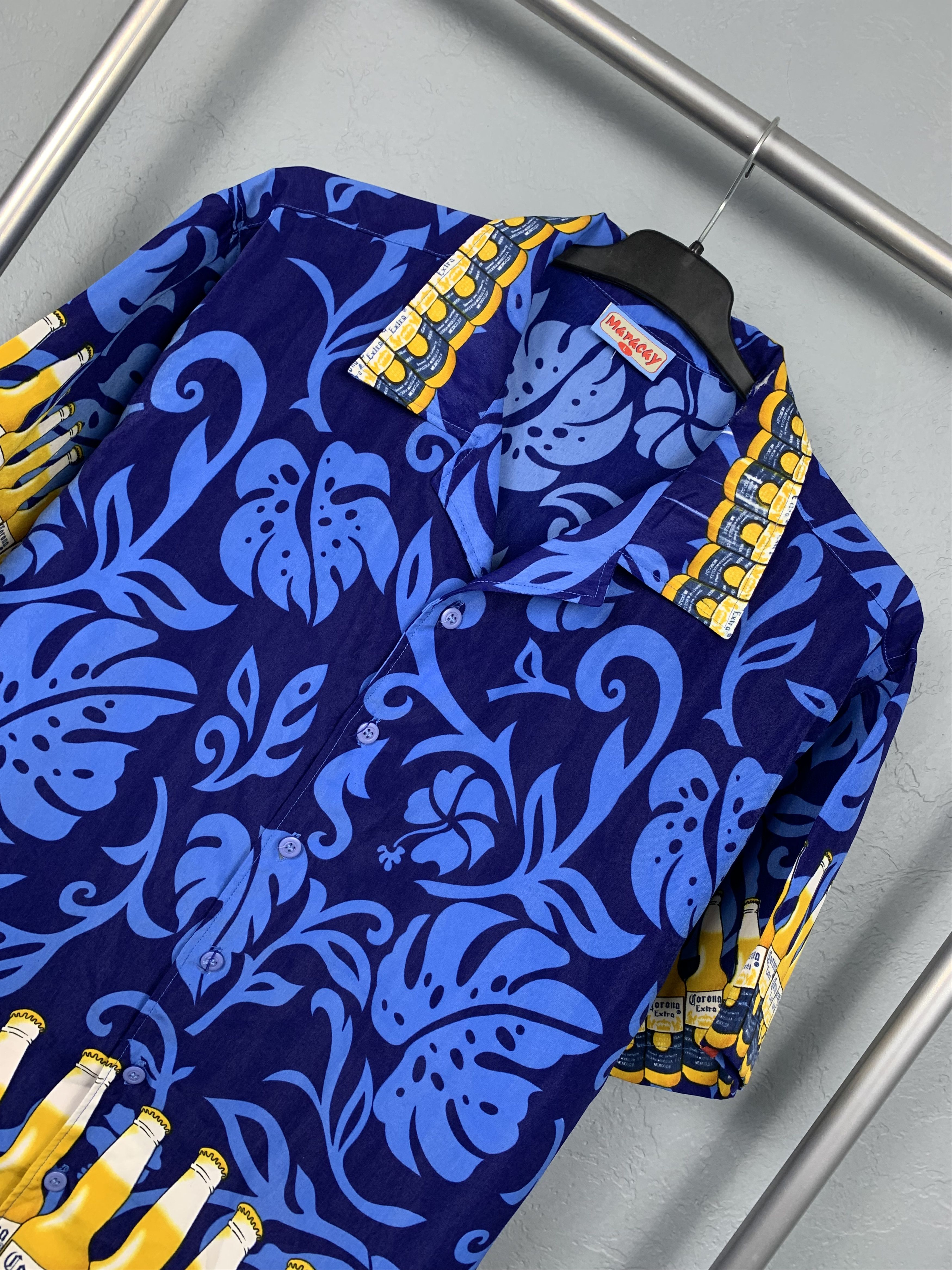Other Hawaiian Vintage Shirt Corona Beer Printed Size US L / EU 52-54 / 3 - 2 Thumbnail