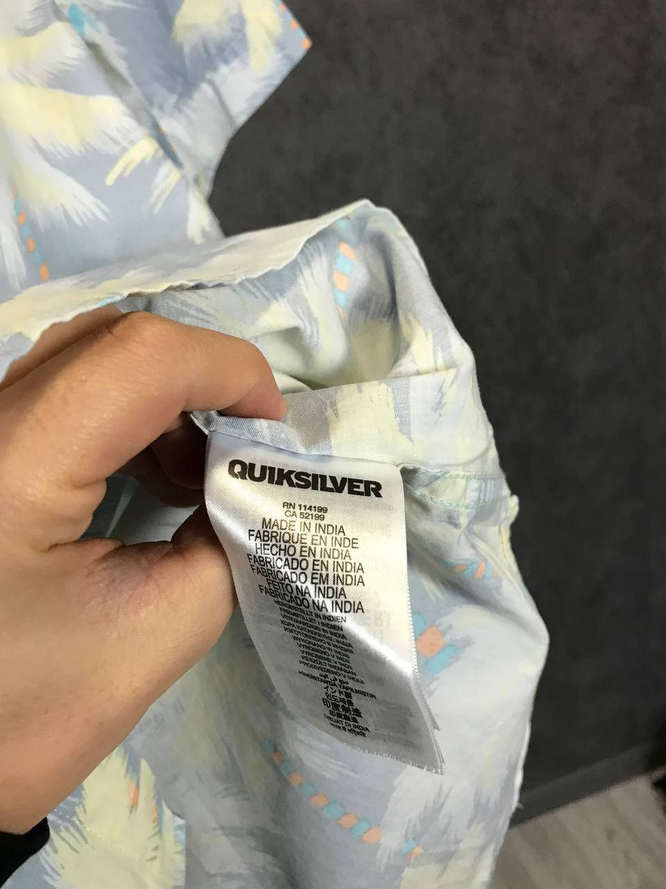 Quiksilver Quiksilver Hawaiian shirt Size US L / EU 52-54 / 3 - 4 Thumbnail