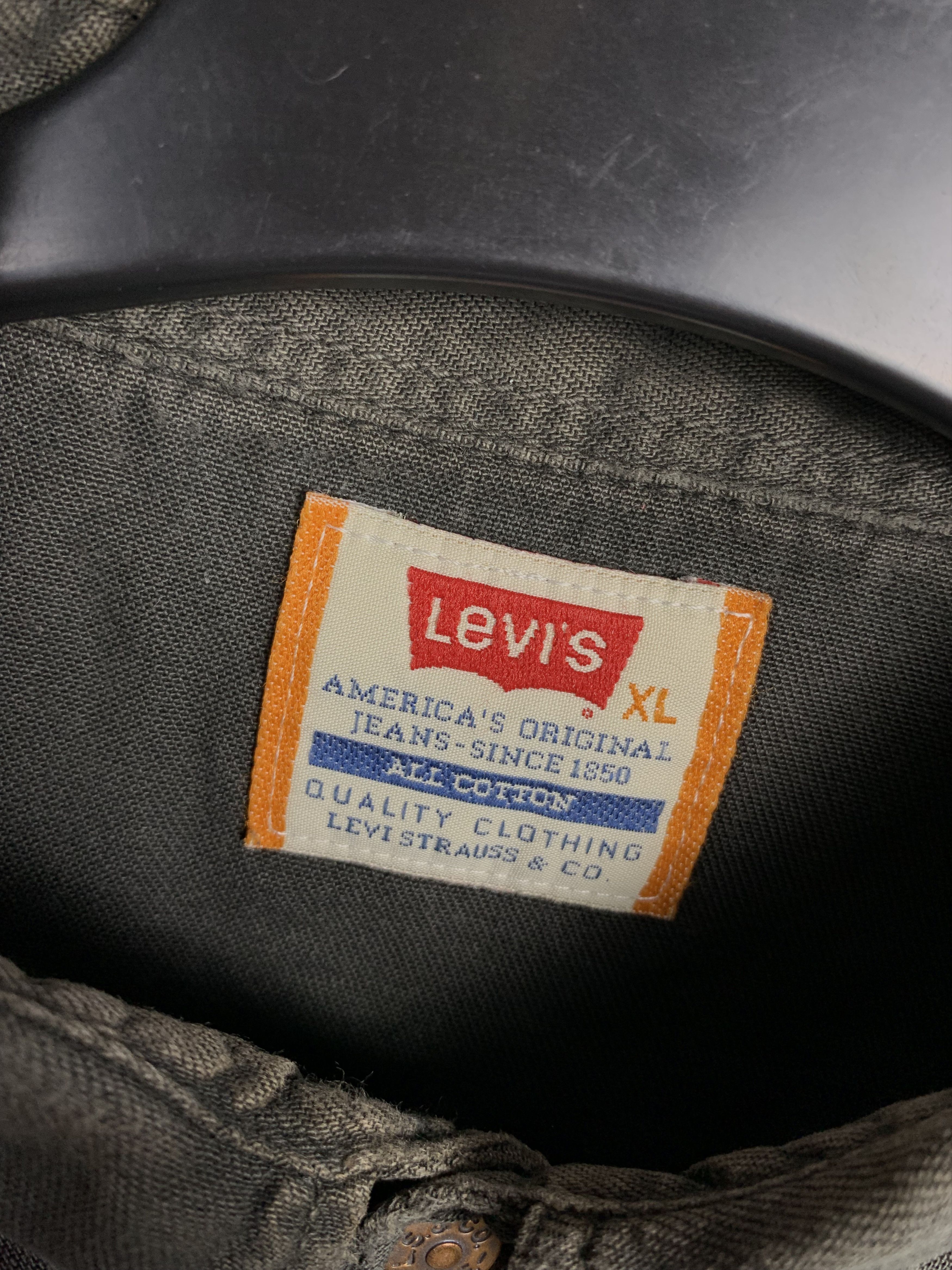 Levi's Levis 90s Vintage Sun Faded Mens Denim Shirt Orange Tab Size US XL / EU 56 / 4 - 4 Thumbnail