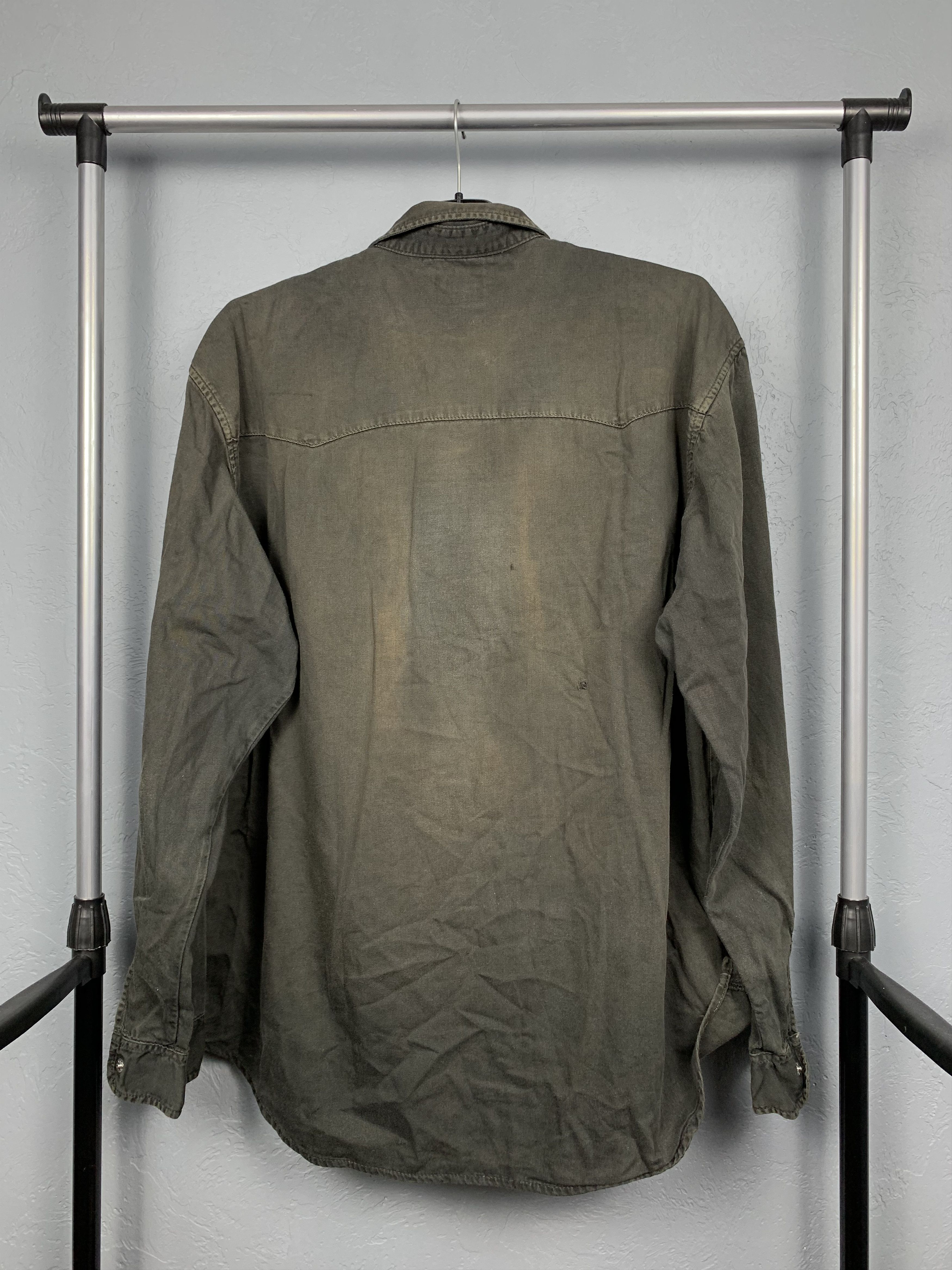 Levi's Levis 90s Vintage Sun Faded Mens Denim Shirt Orange Tab Size US XL / EU 56 / 4 - 7 Thumbnail