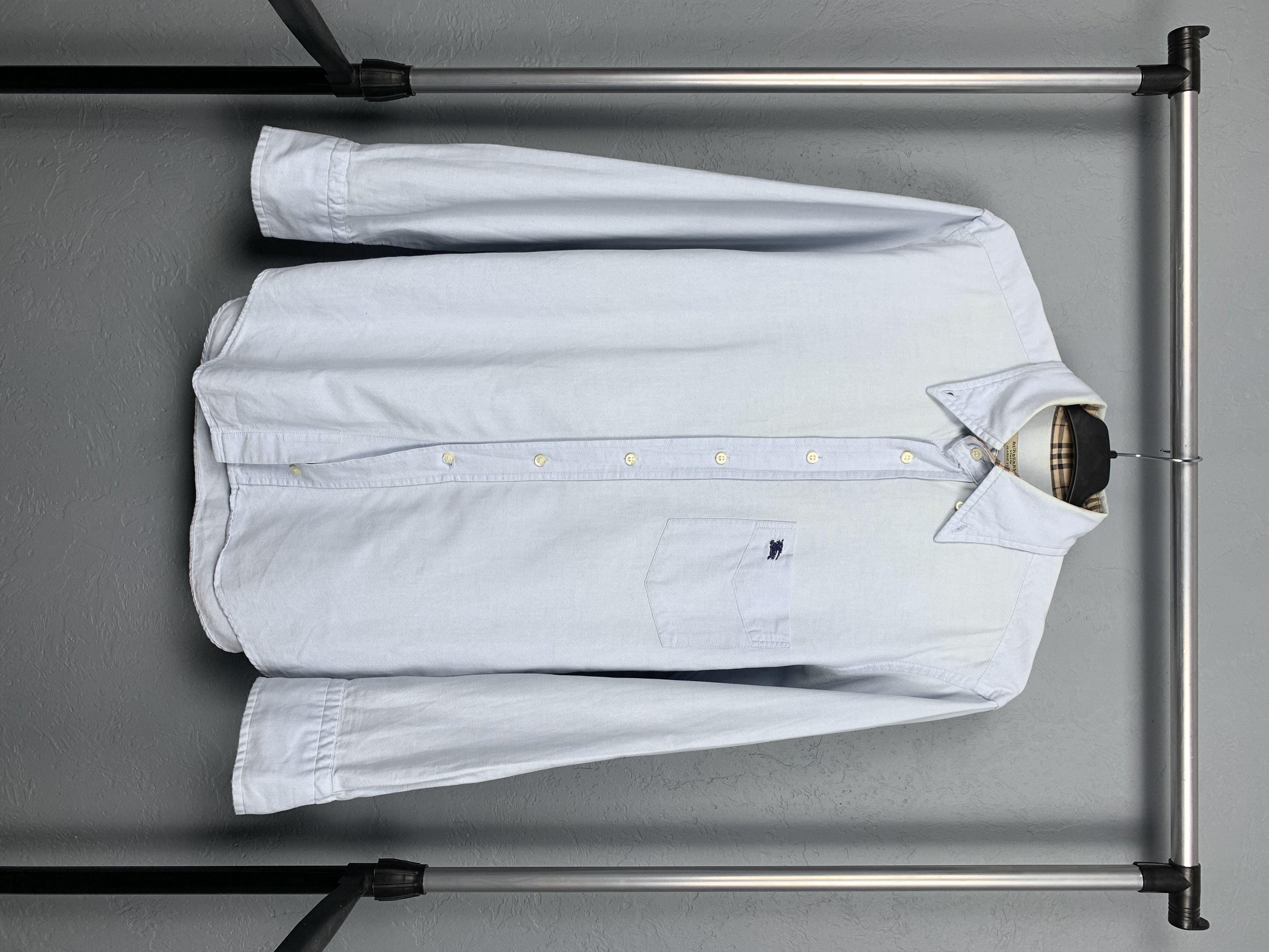 Vintage Burberry Mens Long Sleeve Shirt