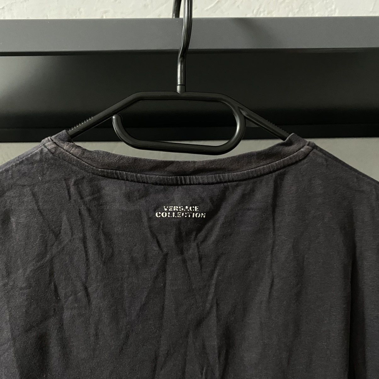 Versace VERSACE COLLECTION STONE WASHED FADED BIRDS T SHIRT Size US L / EU 52-54 / 3 - 6 Thumbnail