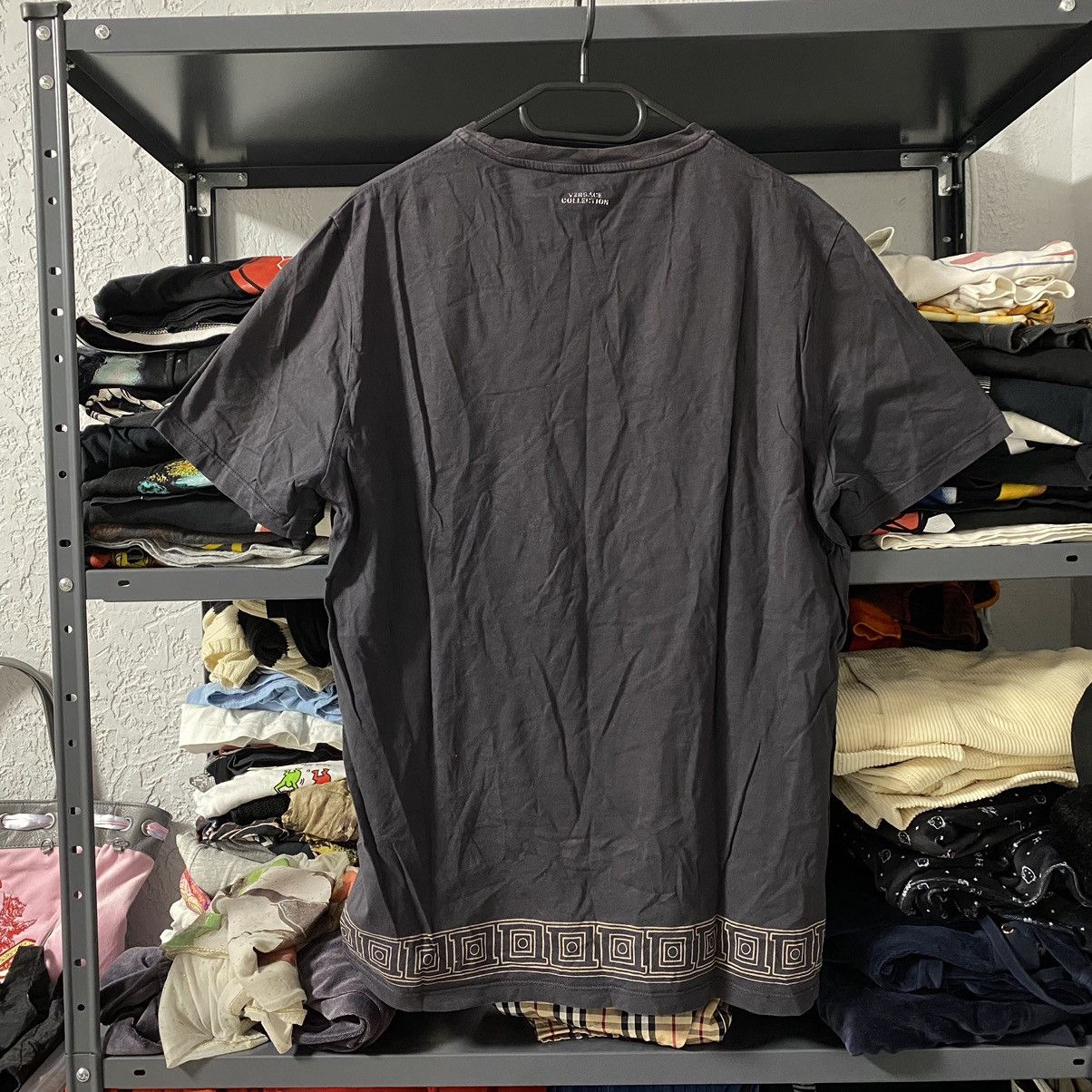 Versace VERSACE COLLECTION STONE WASHED FADED BIRDS T SHIRT Size US L / EU 52-54 / 3 - 2 Thumbnail
