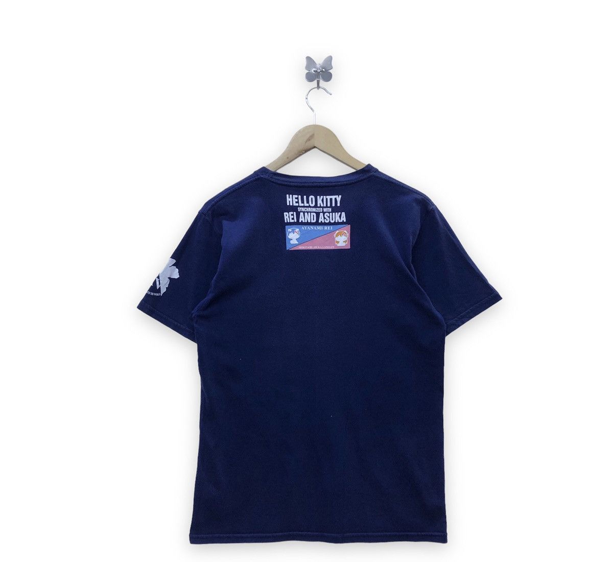 Anime Evangelion X Hello Kitty Sychronized With Asuka And Rei Tee Size US S / EU 44-46 / 1 - 2 Thumbnail
