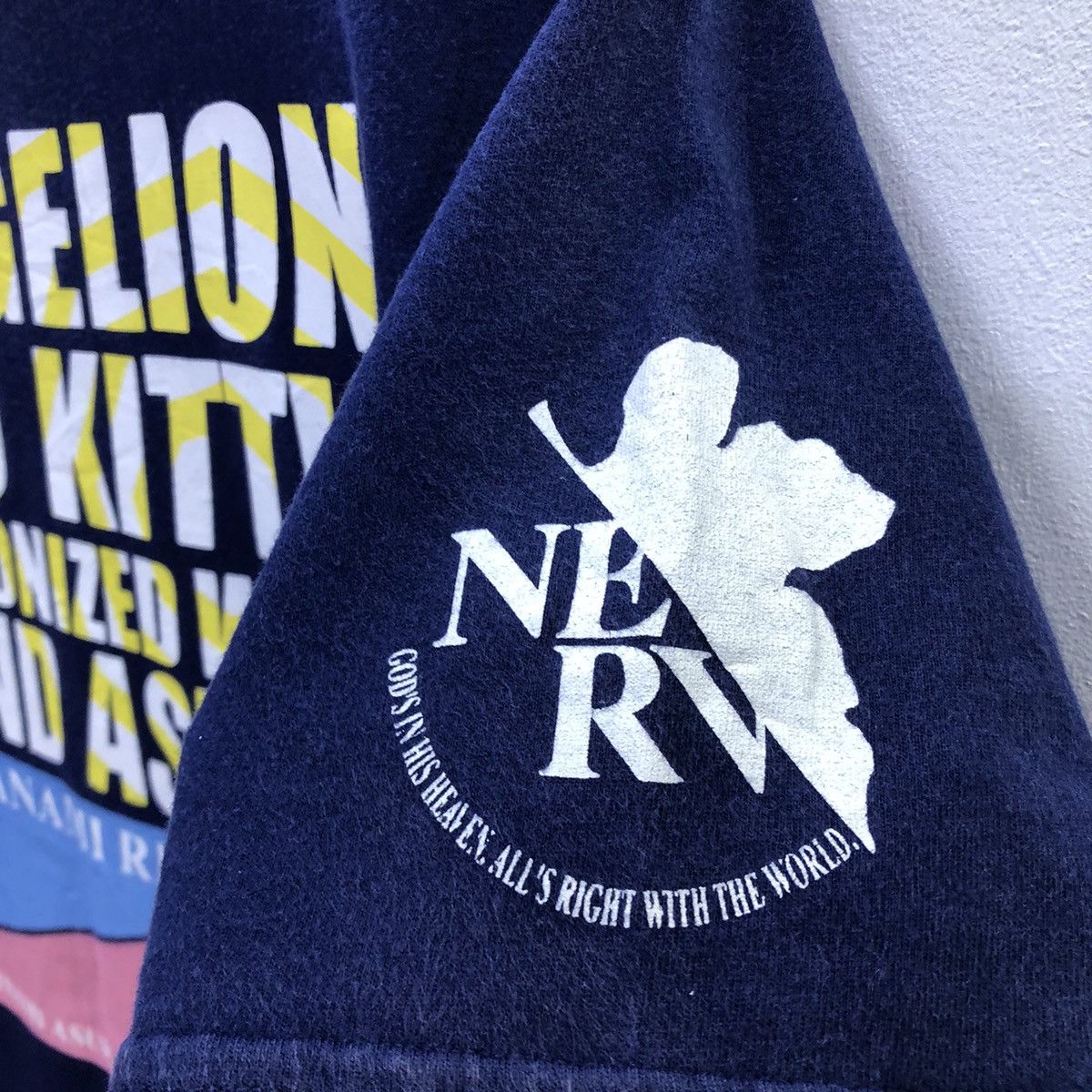 Anime Evangelion X Hello Kitty Sychronized With Asuka And Rei Tee Size US S / EU 44-46 / 1 - 6 Thumbnail
