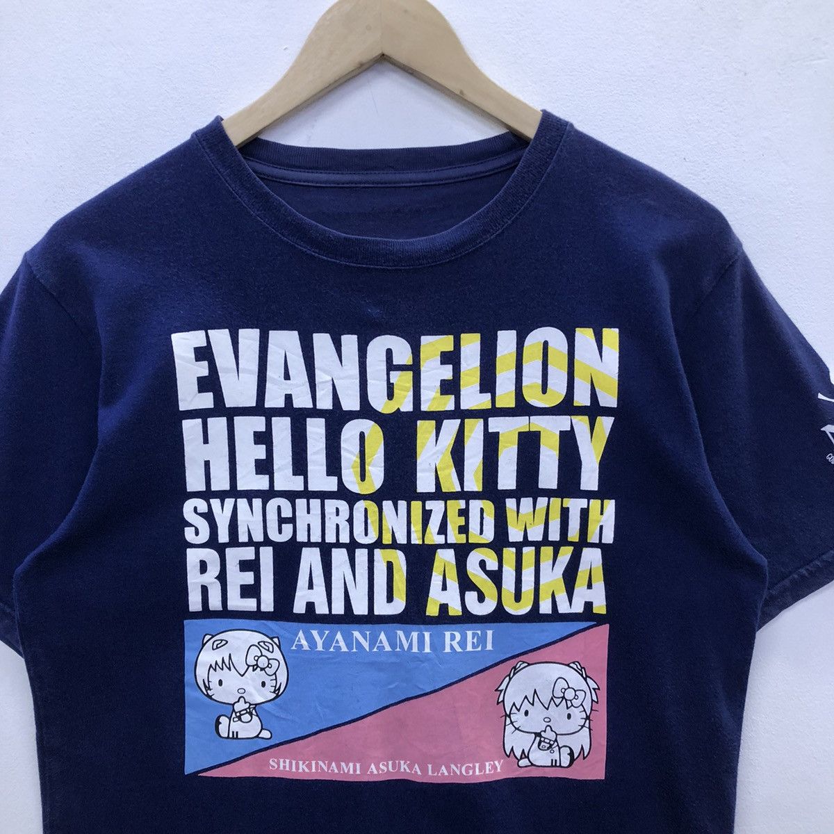Anime Evangelion X Hello Kitty Sychronized With Asuka And Rei Tee Size US S / EU 44-46 / 1 - 3 Thumbnail