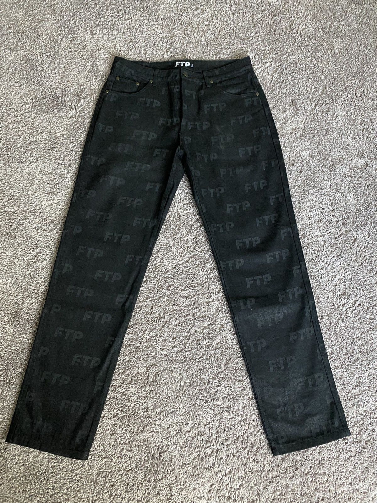 Ftp jeans allover hotsell design