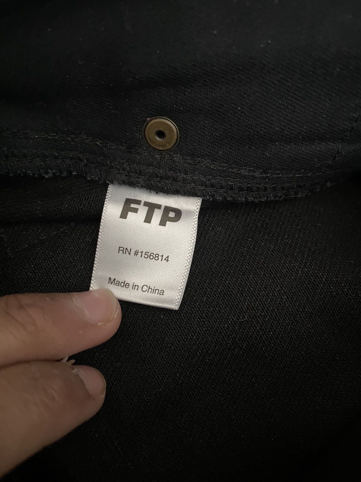 Fuck The Population FTP All Over Denim Logo Pants Size US 34 / EU 50 - 7 Thumbnail