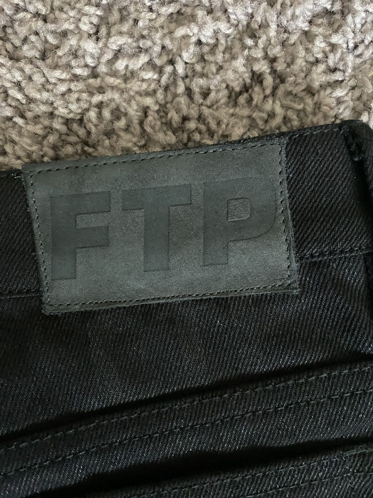 Fuck The Population FTP All Over Denim Logo Pants Size US 34 / EU 50 - 3 Thumbnail