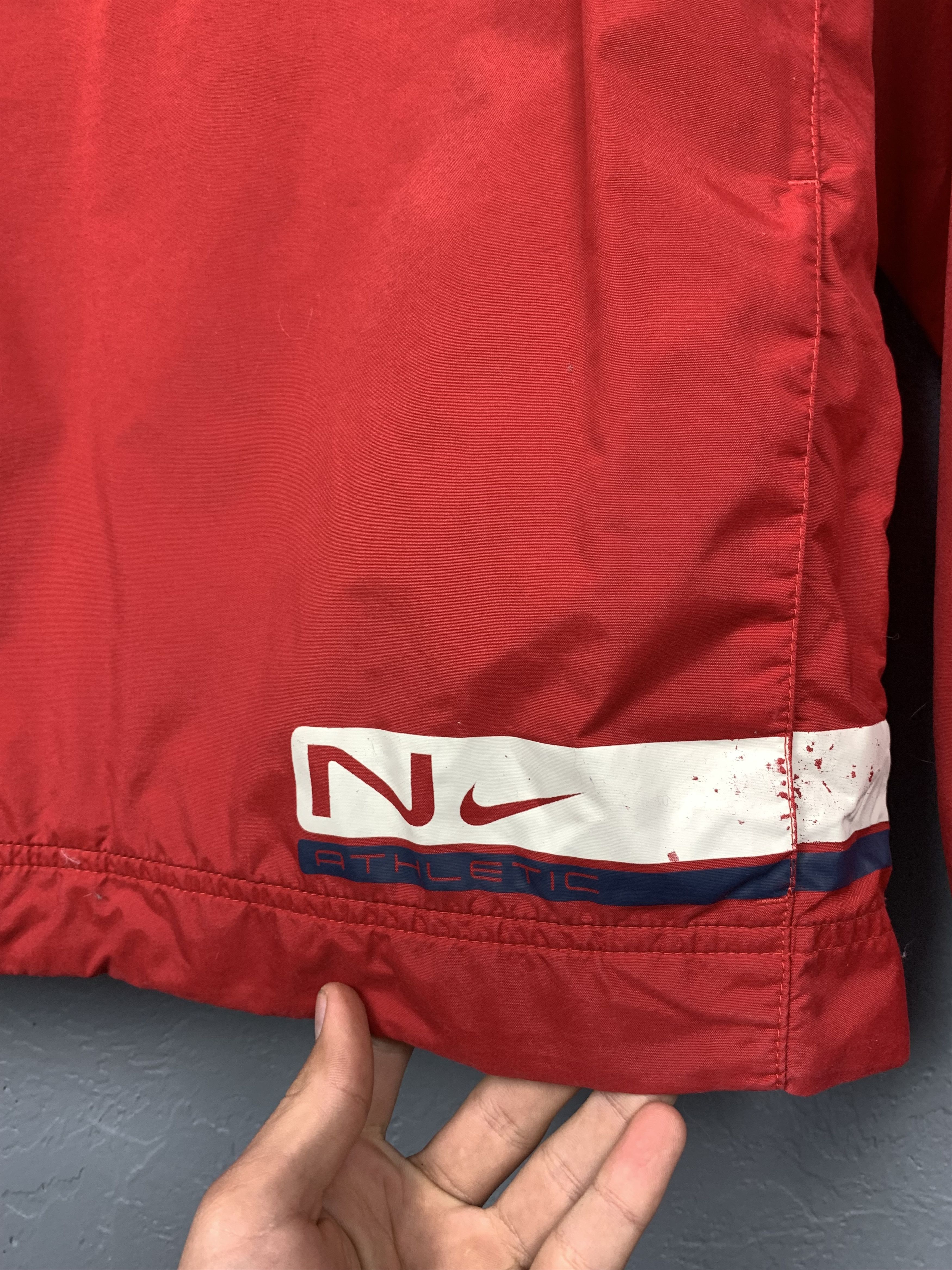 Nike × Vintage Nike Vintage Nylon Mens Jacket Y2K Size US L / EU 52-54 / 3 - 3 Thumbnail