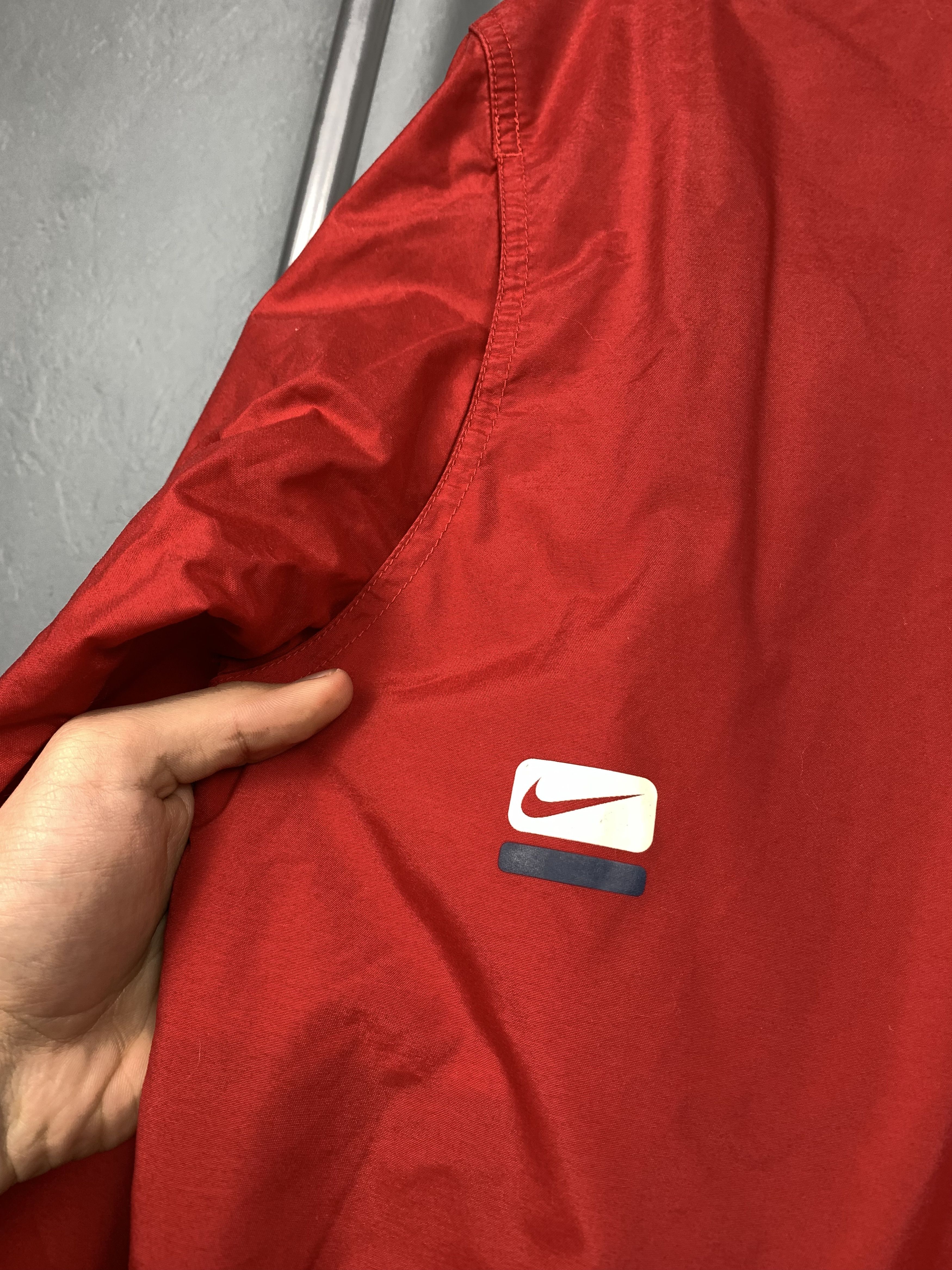 Nike × Vintage Nike Vintage Nylon Mens Jacket Y2K Size US L / EU 52-54 / 3 - 8 Thumbnail