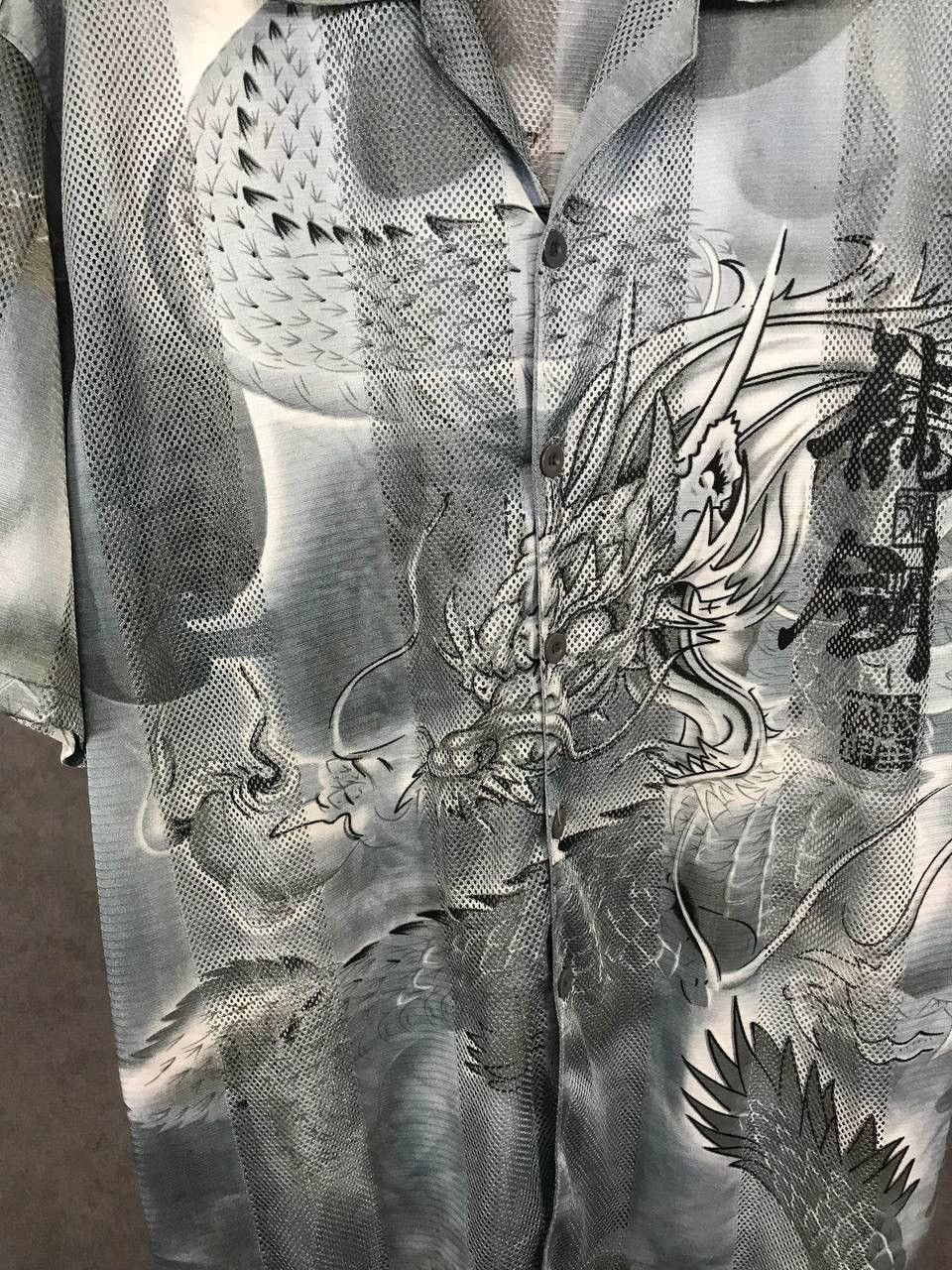 Vintage Dragon vintage crazy shirt Size US XL / EU 56 / 4 - 3 Thumbnail