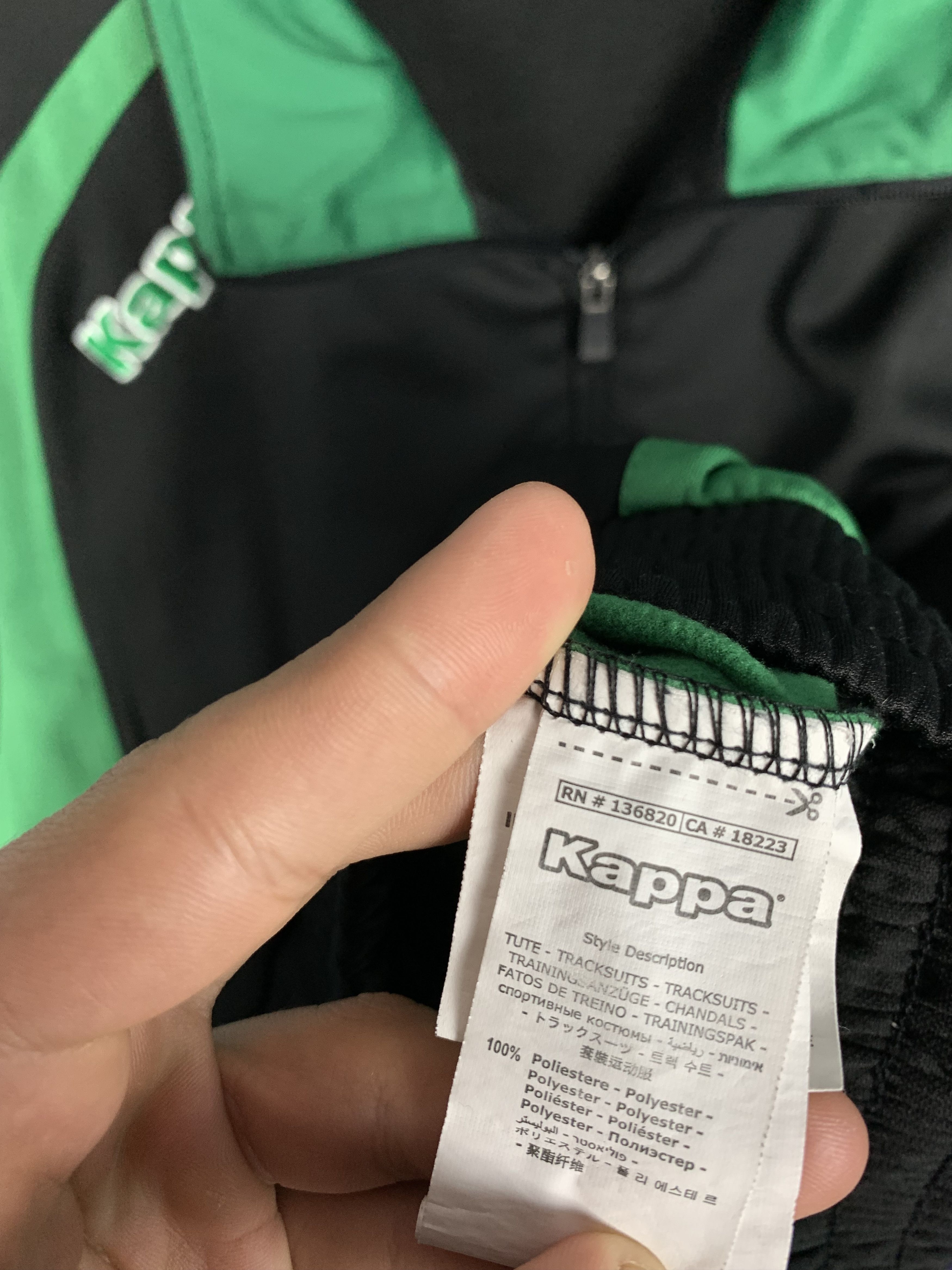Kappa × Vintage Kappa Vintage Mens Track Top Nylon Jacket Size US M / EU 48-50 / 2 - 6 Thumbnail