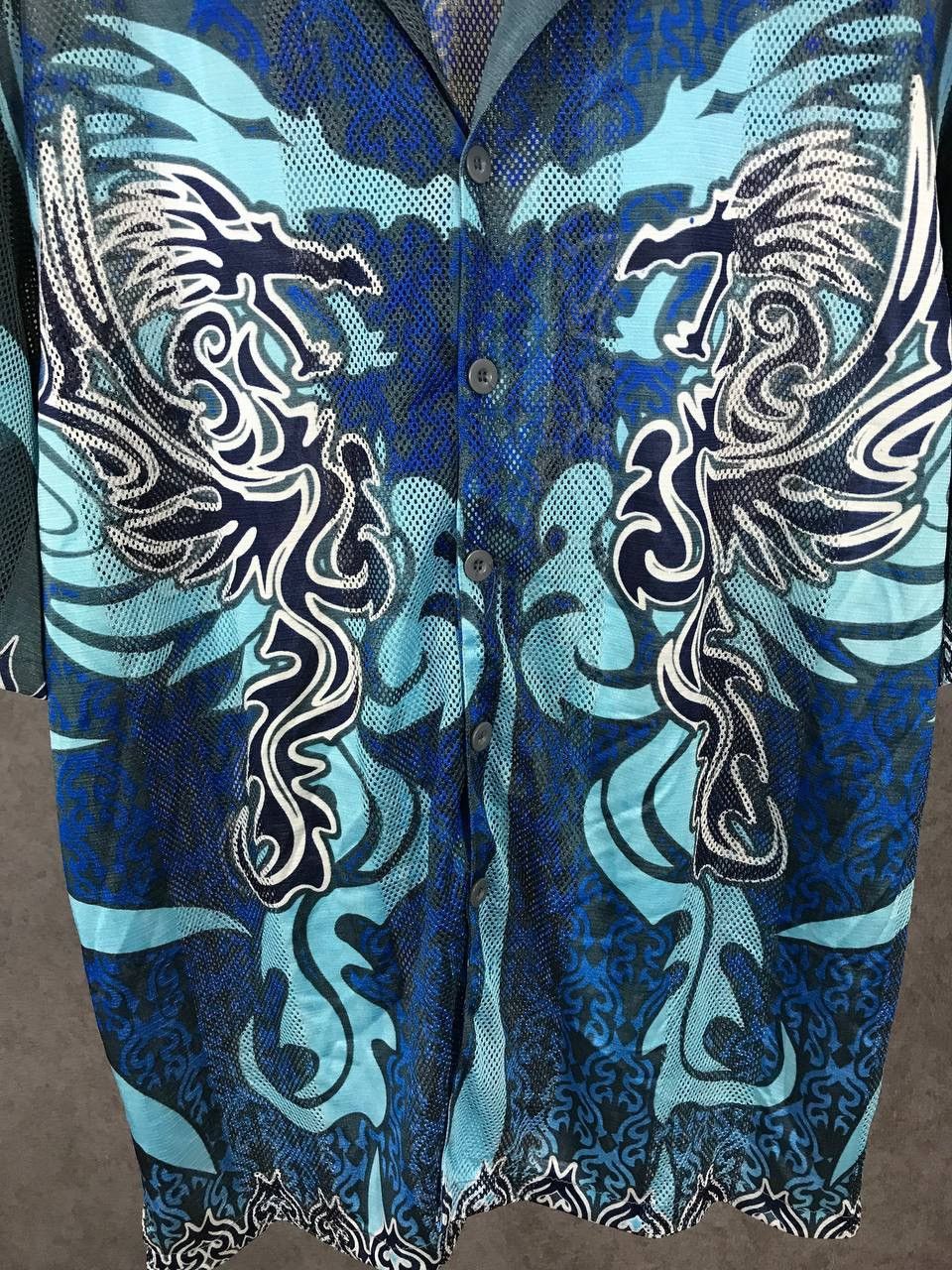 Vintage Dragon vintage crazy shirt Size US XL / EU 56 / 4 - 3 Thumbnail