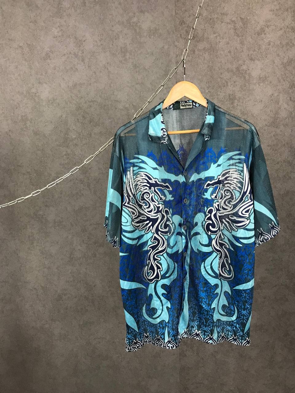 Vintage Dragon vintage crazy shirt Size US XL / EU 56 / 4 - 1 Thumbnail