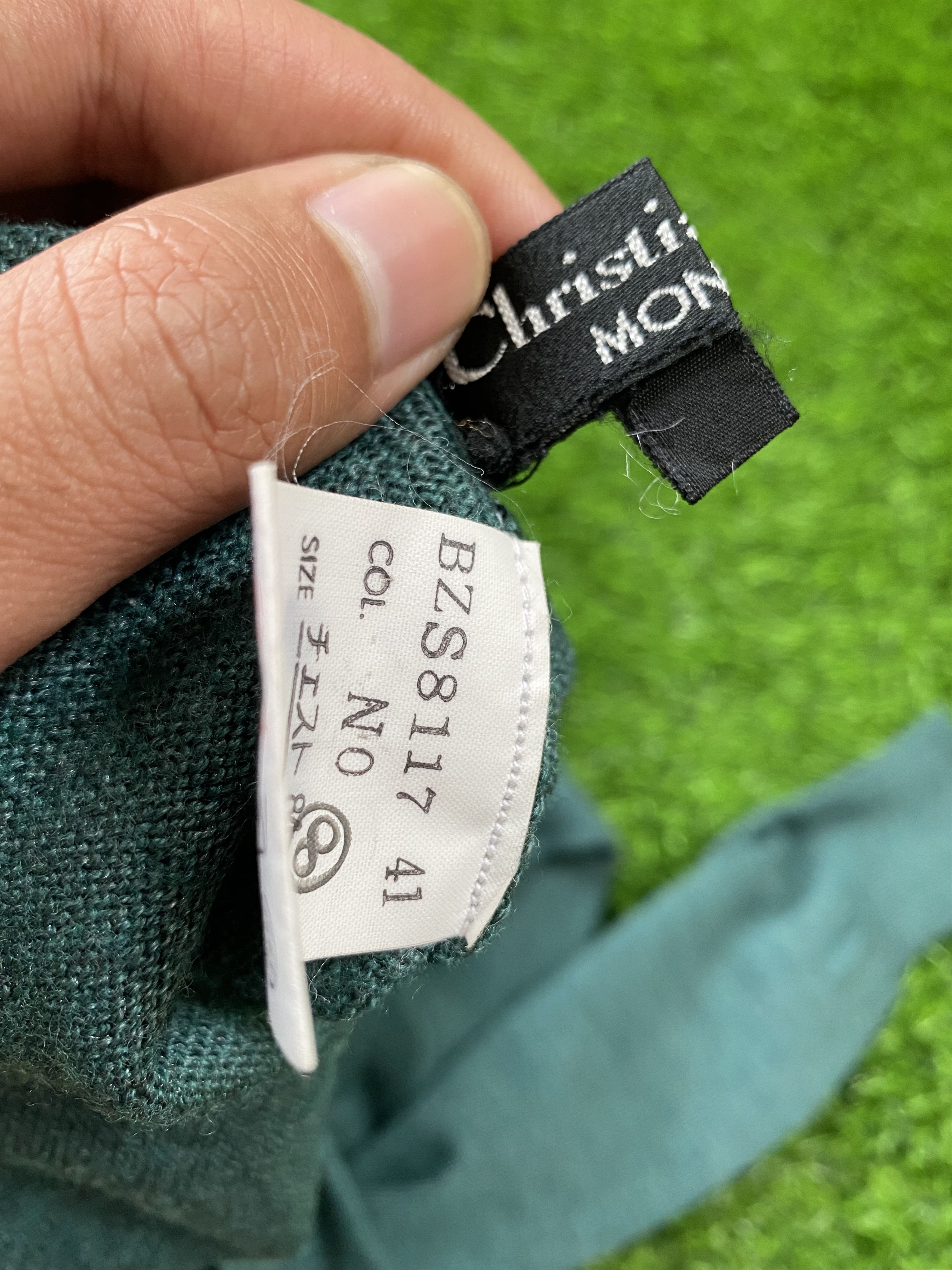 Christian Dior Monsieur × Vintage Vintage 90s Christian Dior Turtleneck Sweater Logo Size US M / EU 48-50 / 2 - 4 Thumbnail