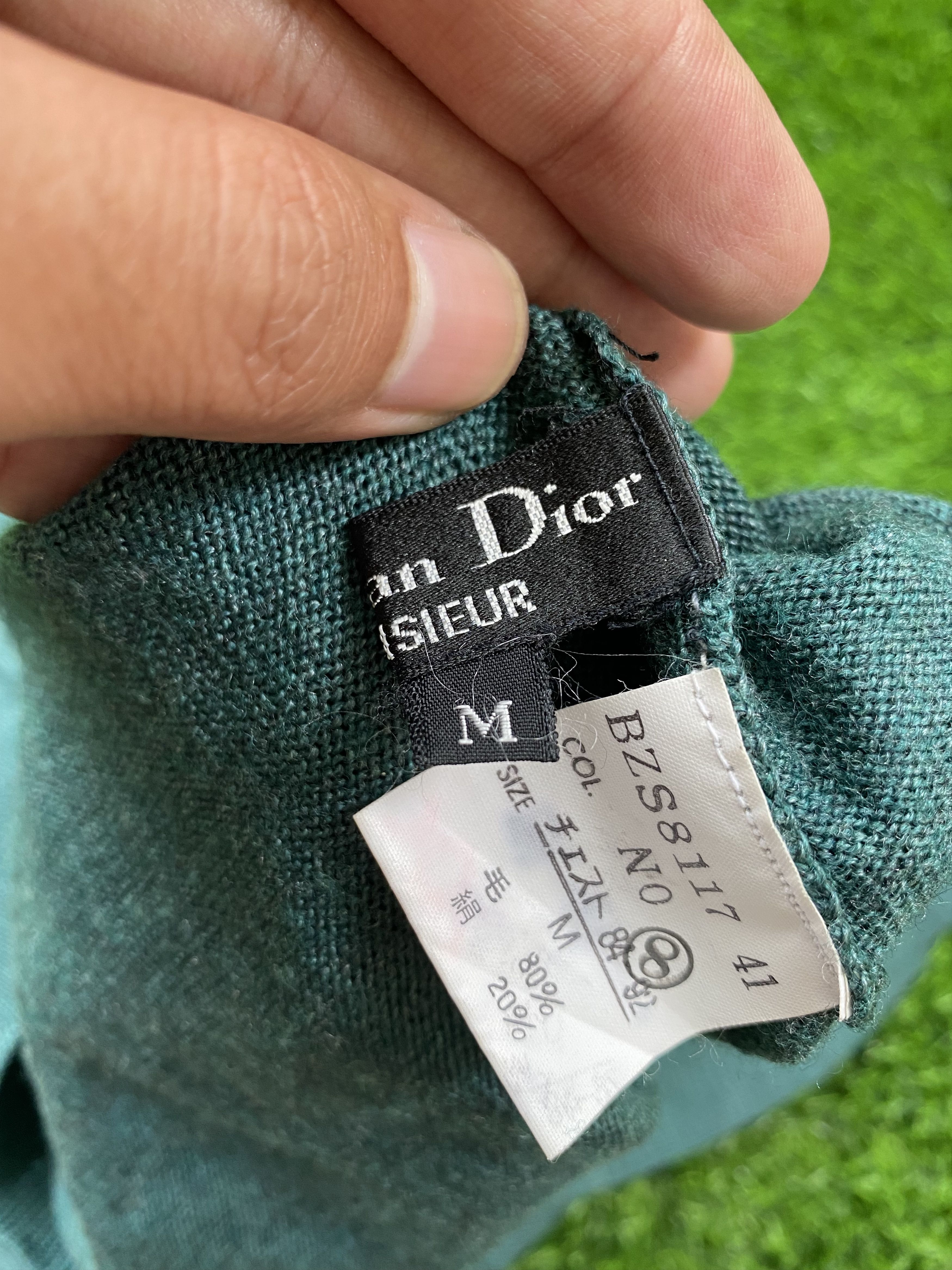 Christian Dior Monsieur × Vintage Vintage 90s Christian Dior Turtleneck Sweater Logo Size US M / EU 48-50 / 2 - 5 Thumbnail