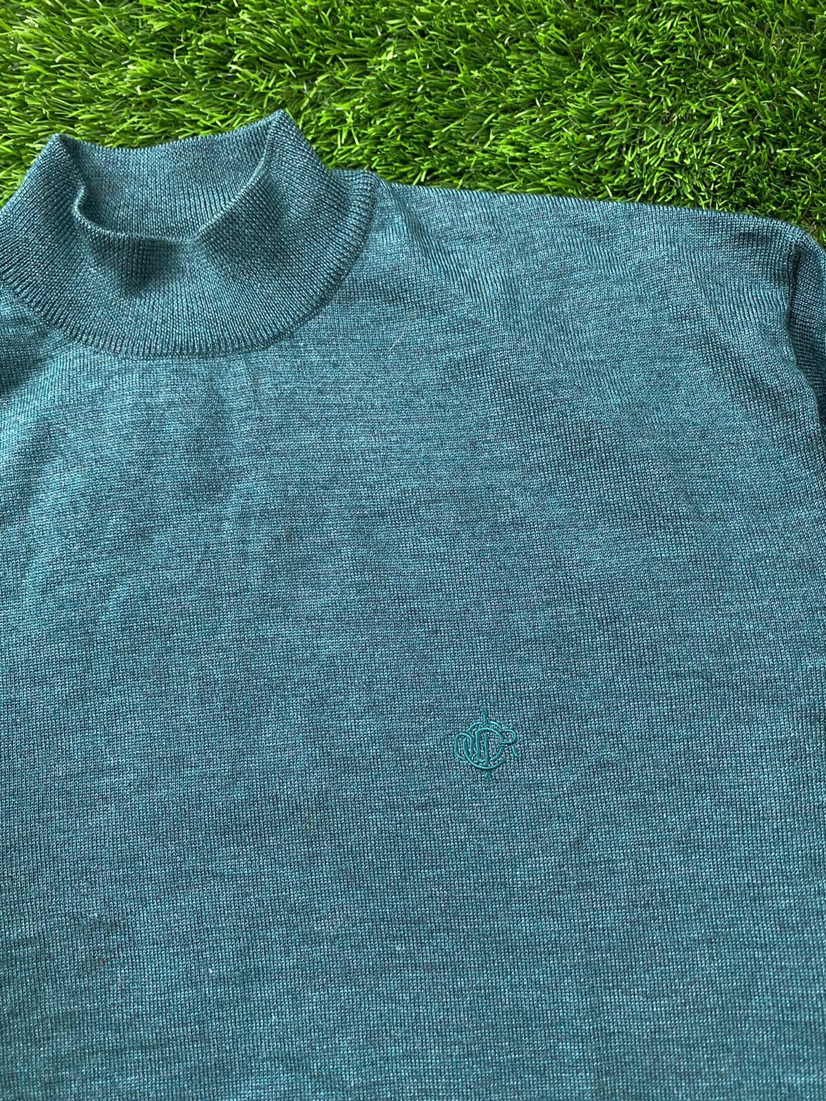 Christian Dior Monsieur × Vintage Vintage 90s Christian Dior Turtleneck Sweater Logo Size US M / EU 48-50 / 2 - 2 Thumbnail