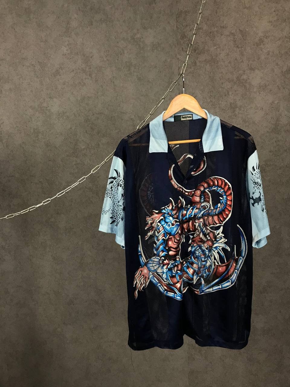Vintage Dragon vintage crazy shirt Size US XL / EU 56 / 4 - 1 Thumbnail