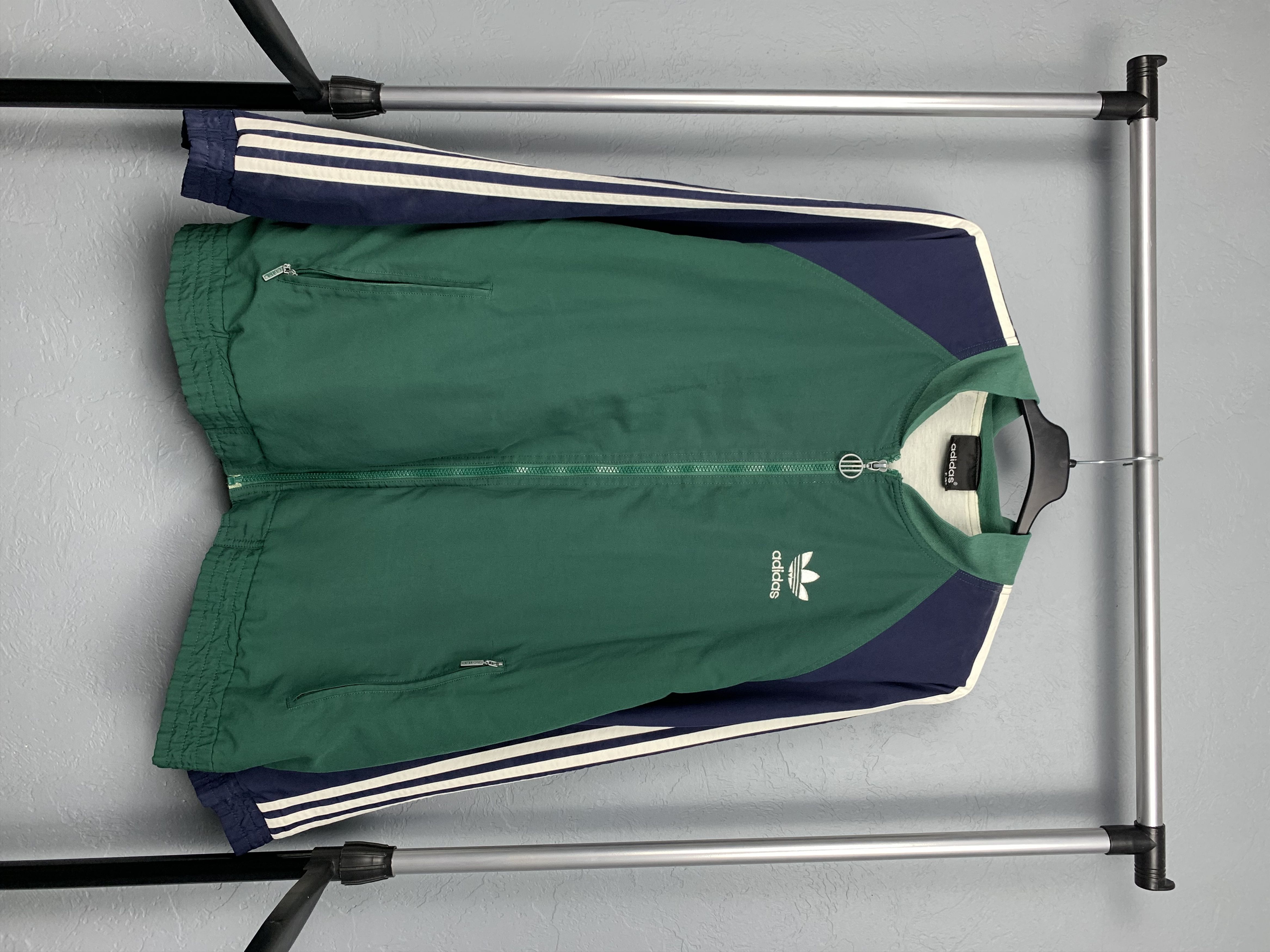 Adidas × Vintage Adidas Vintage Mens Bomber Jacket Size US XL / EU 56 / 4 - 4 Thumbnail
