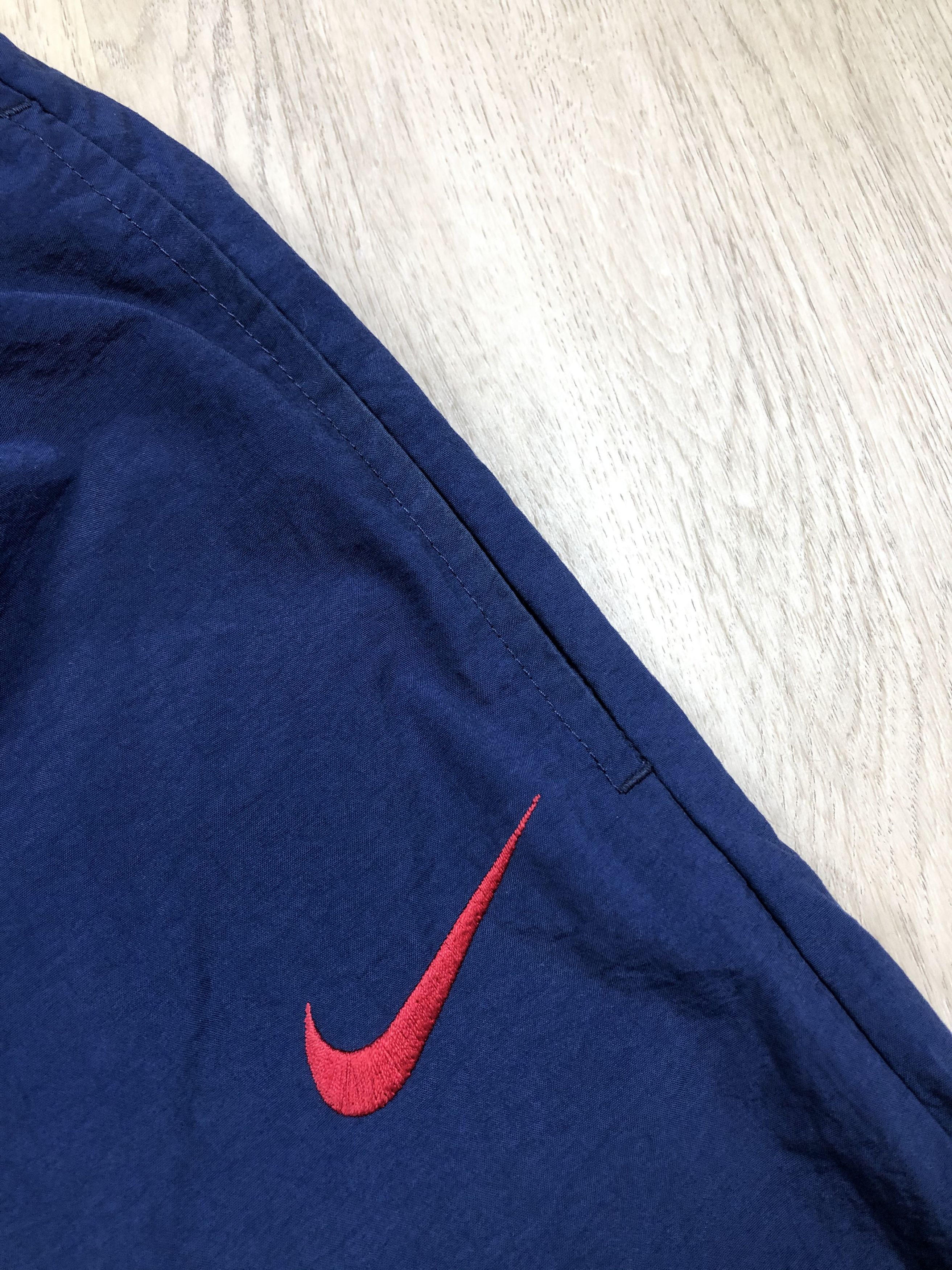 Nike × Vintage Nike 90s Vintage Mens Nylon Baggy Pants Drill style Size US 36 / EU 52 - 4 Thumbnail
