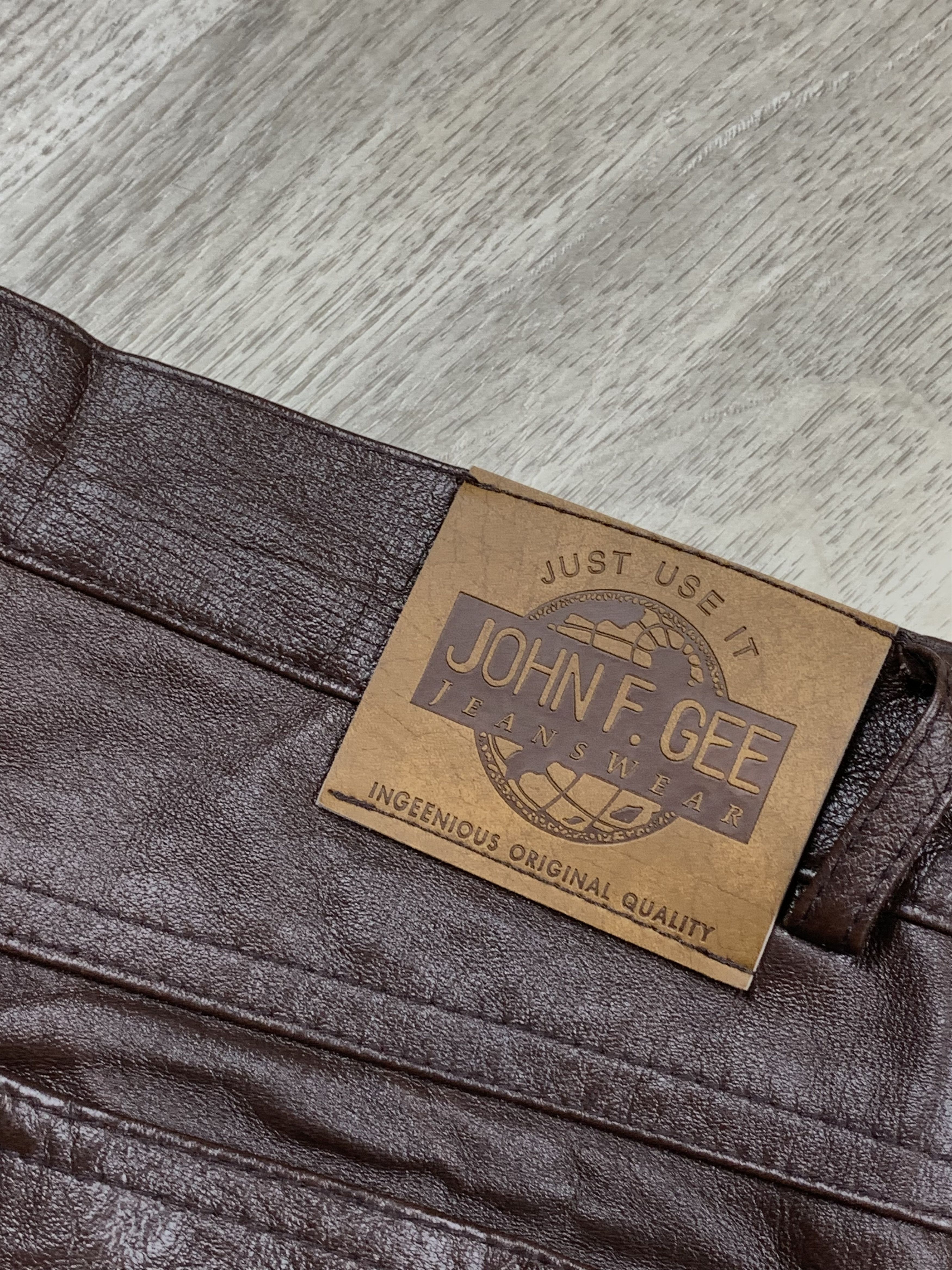 Genuine Leather Vintage Genuine Leather Pants Biker Motorcycle Size US 32 / EU 48 - 6 Thumbnail