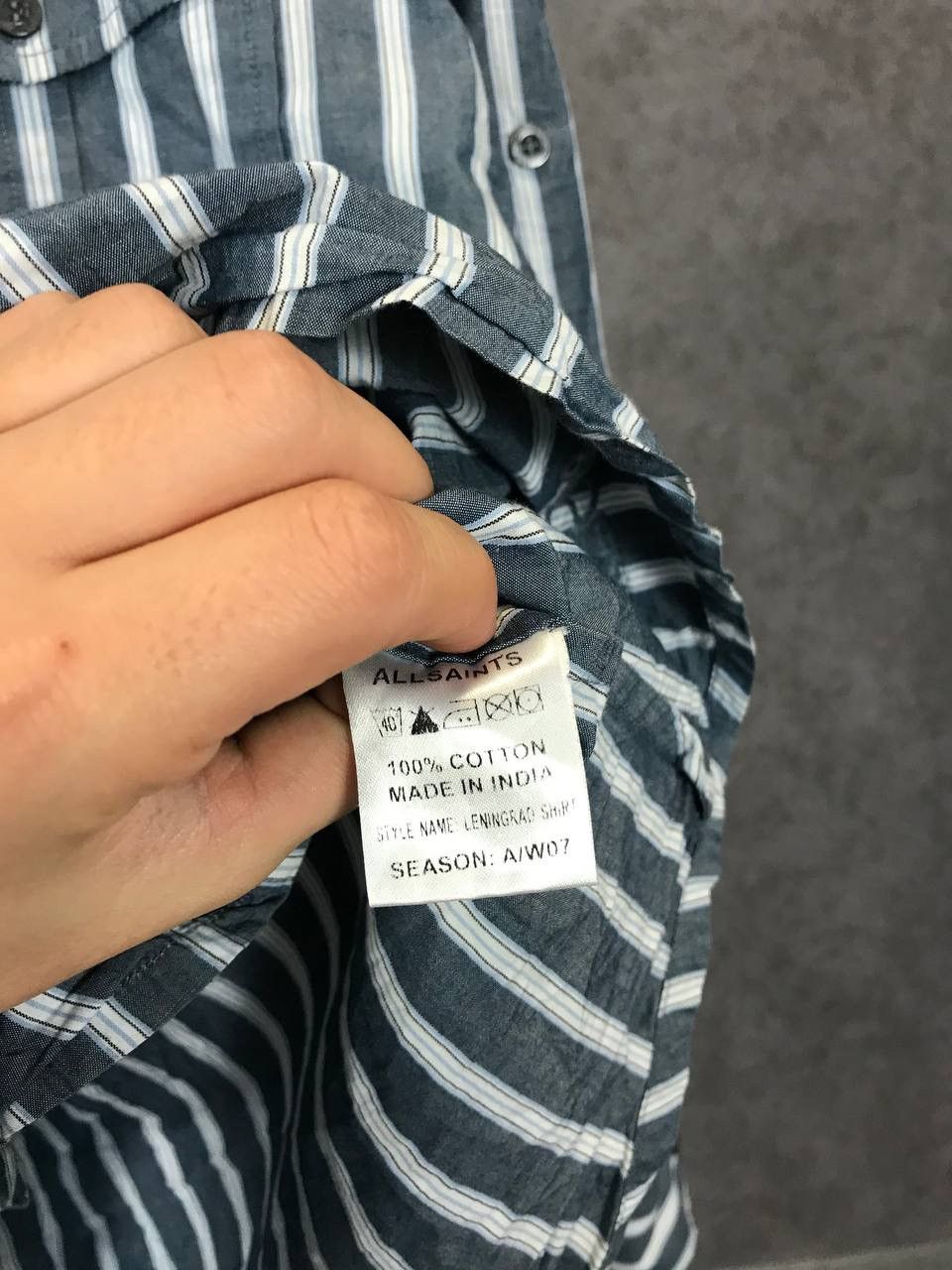 Allsaints × Vintage Allsaints vintage striped shirt Size US M / EU 48-50 / 2 - 5 Thumbnail