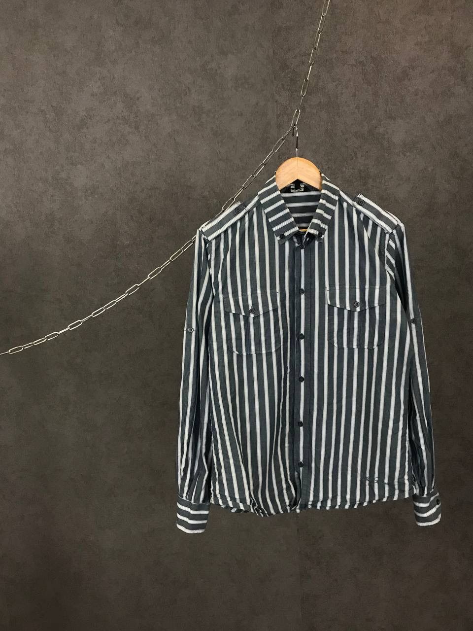 Allsaints × Vintage Allsaints vintage striped shirt Size US M / EU 48-50 / 2 - 1 Thumbnail