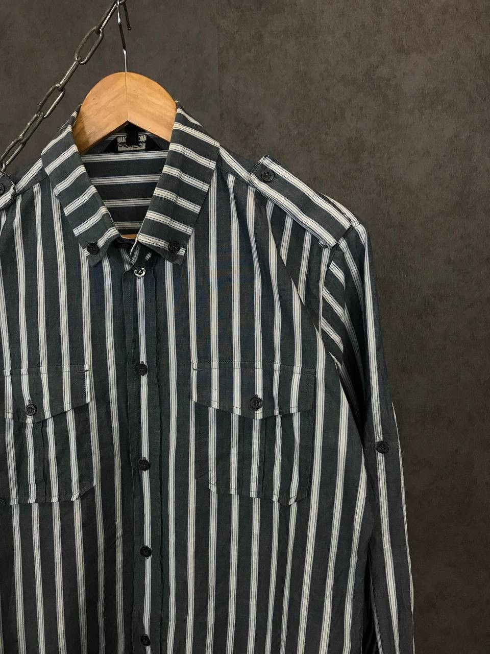 Allsaints × Vintage Allsaints vintage striped shirt Size US M / EU 48-50 / 2 - 2 Thumbnail