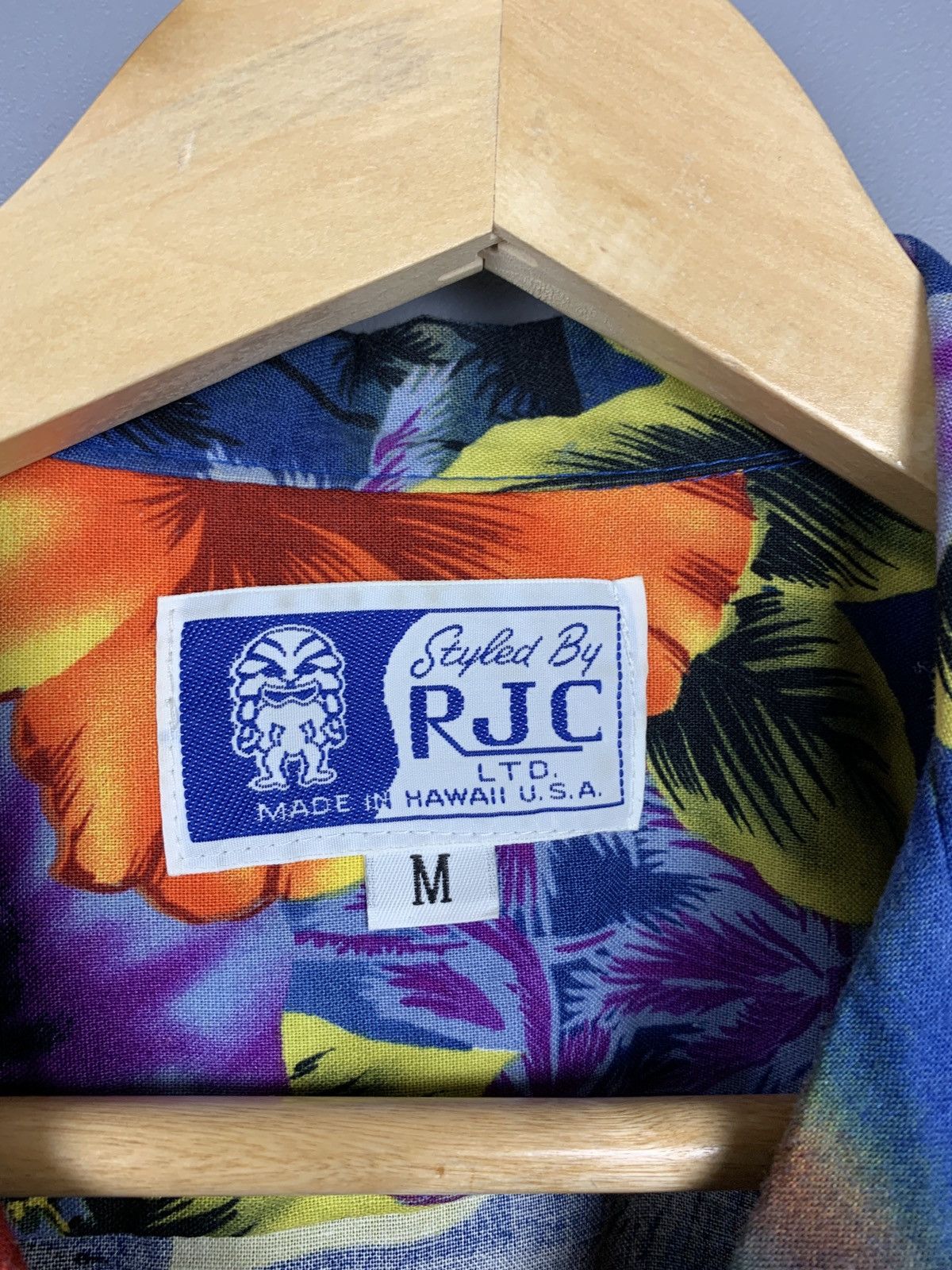 Vintage [SAVE UKRAINE] RJC Floral Hawaiian Shirt Moon Made In USA Size US M / EU 48-50 / 2 - 4 Thumbnail