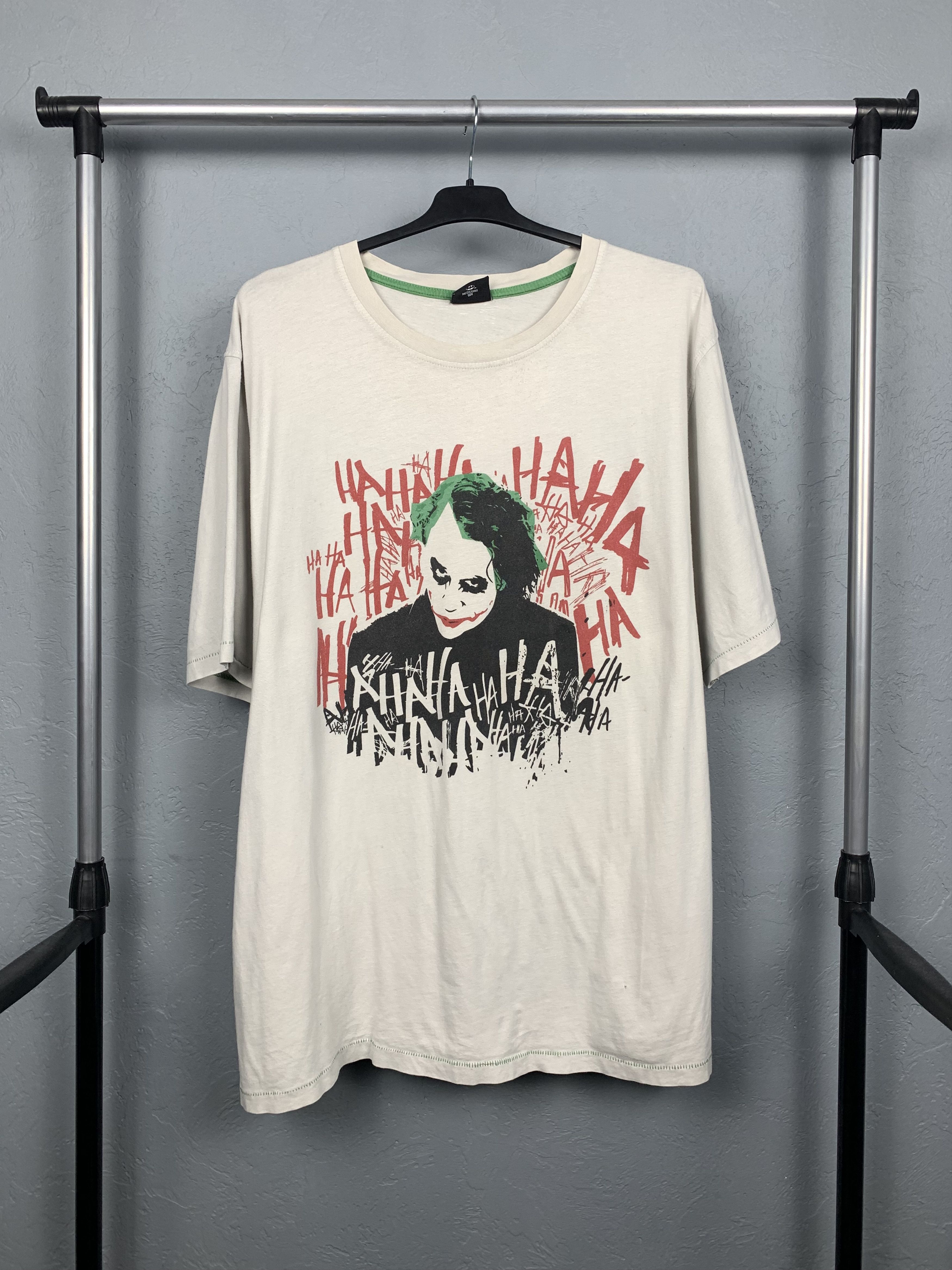 Dark Knight Joker T Shirt White RARE Dark Knight Joker Heath