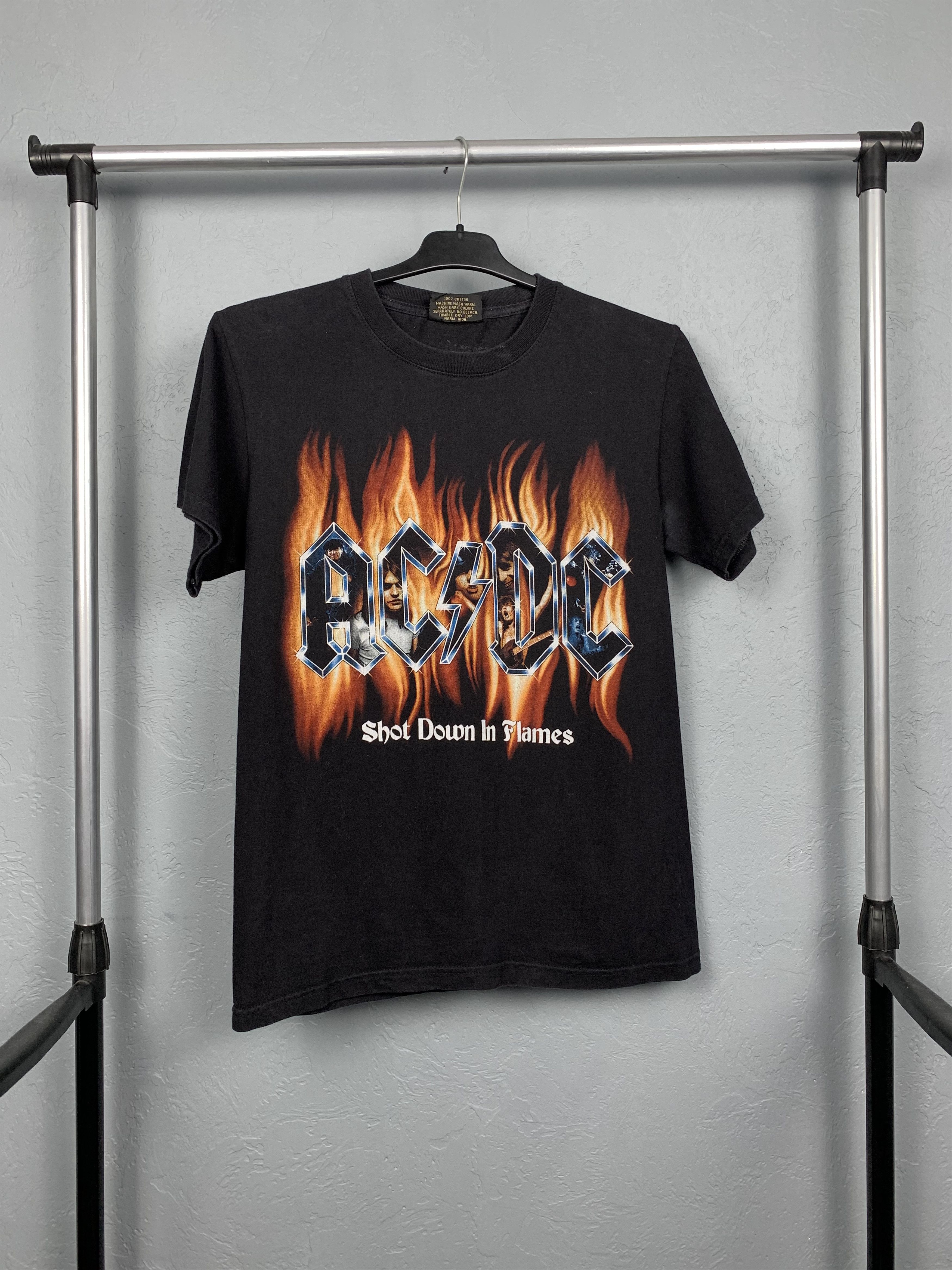 AC/DC × Vintage Vintage AC DC Rock T-Shirt Tee Size US M / EU 48-50 / 2 - 1 Thumbnail