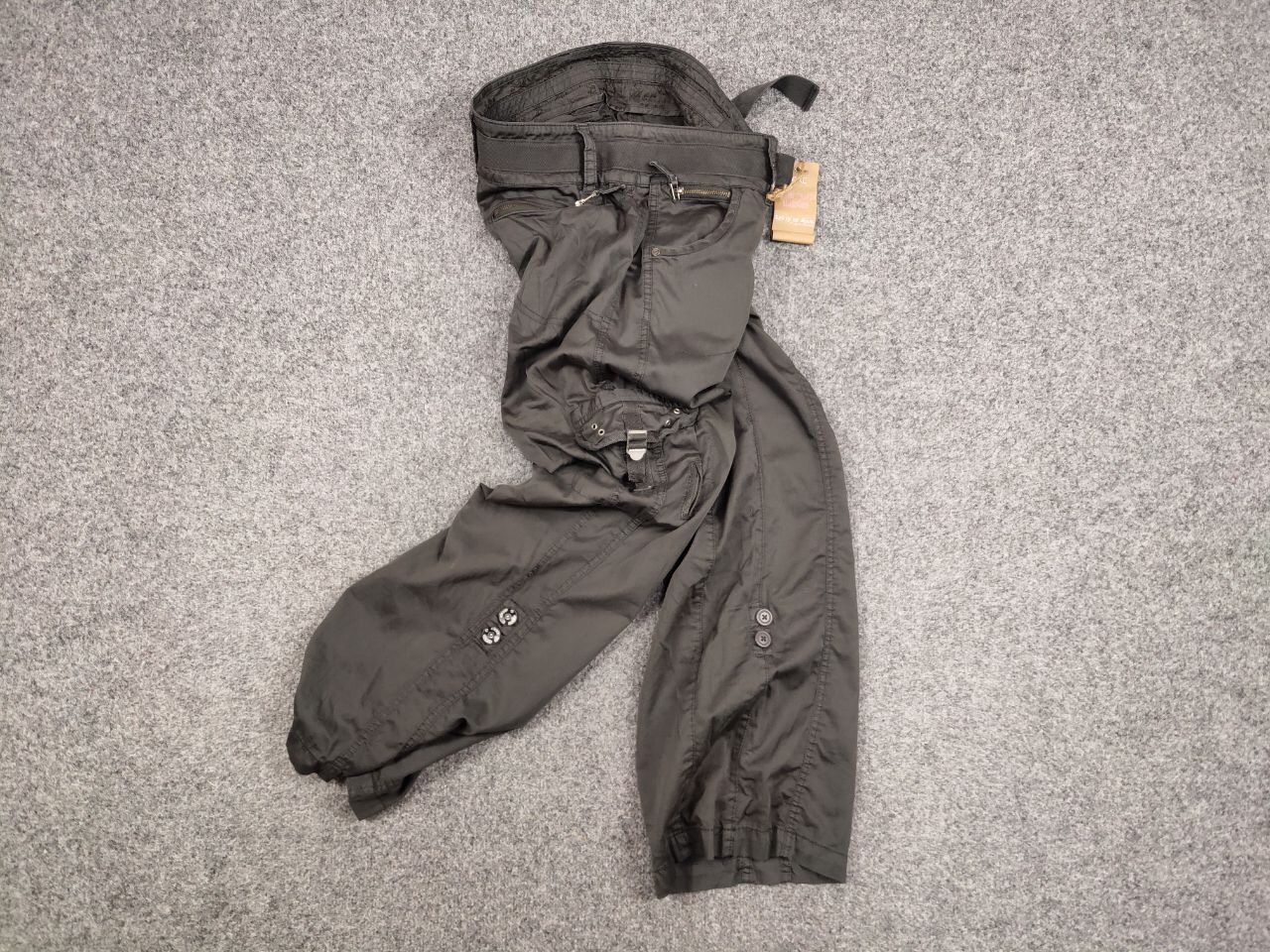 Japanese Brand Vintage 90's Japanese Baggy Multi Pocket Cargo pants Womens Size 34" / US 12 / IT 48 - 12 Thumbnail