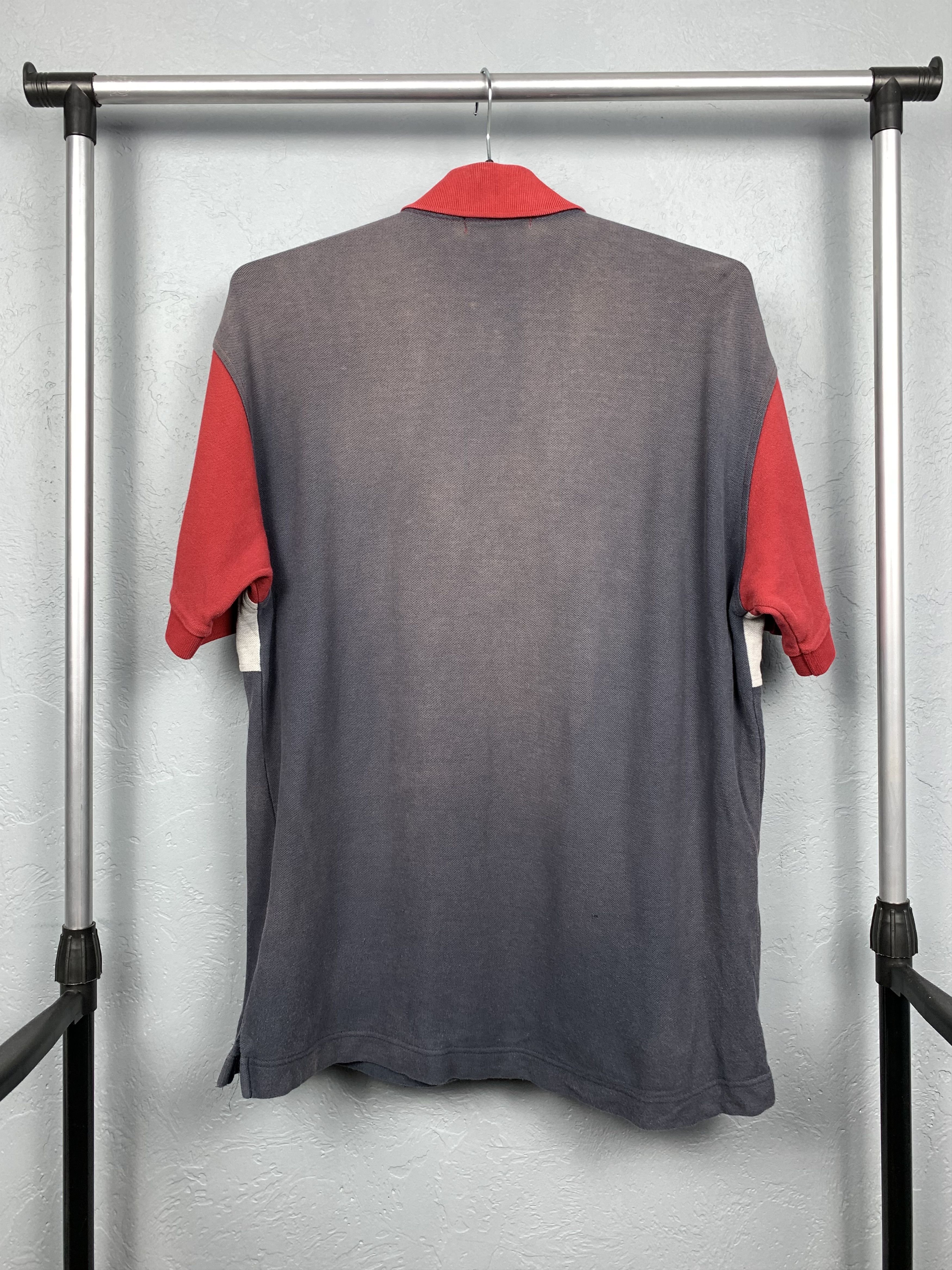 Yves Saint Laurent Yves Saint Laurent YSL Distressed Mens Polo Shirt Size US L / EU 52-54 / 3 - 6 Thumbnail